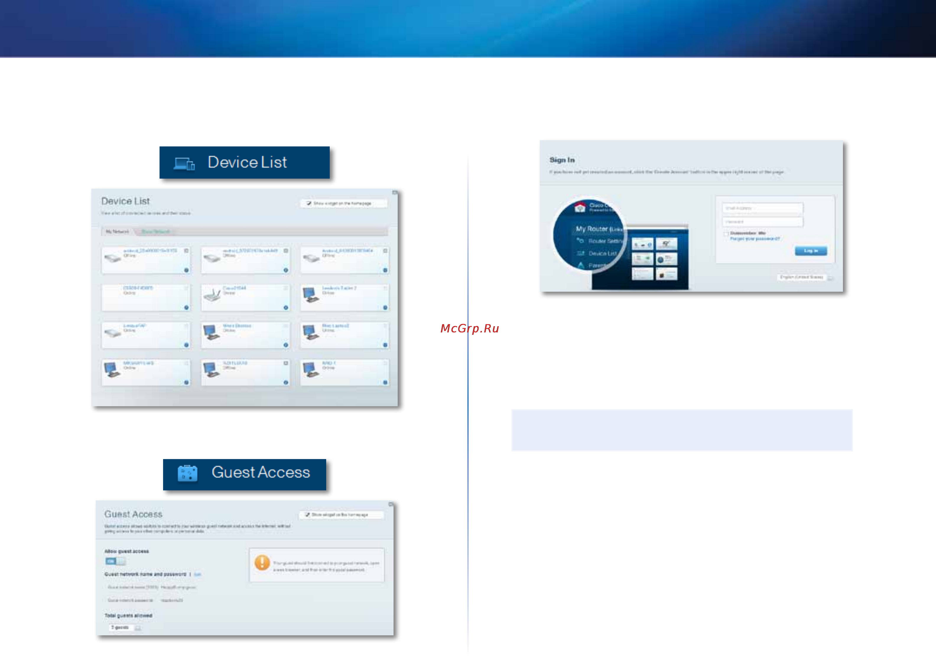 Linksys EA6500 [7/531] كيفية تغيير إعدادات الموج ه