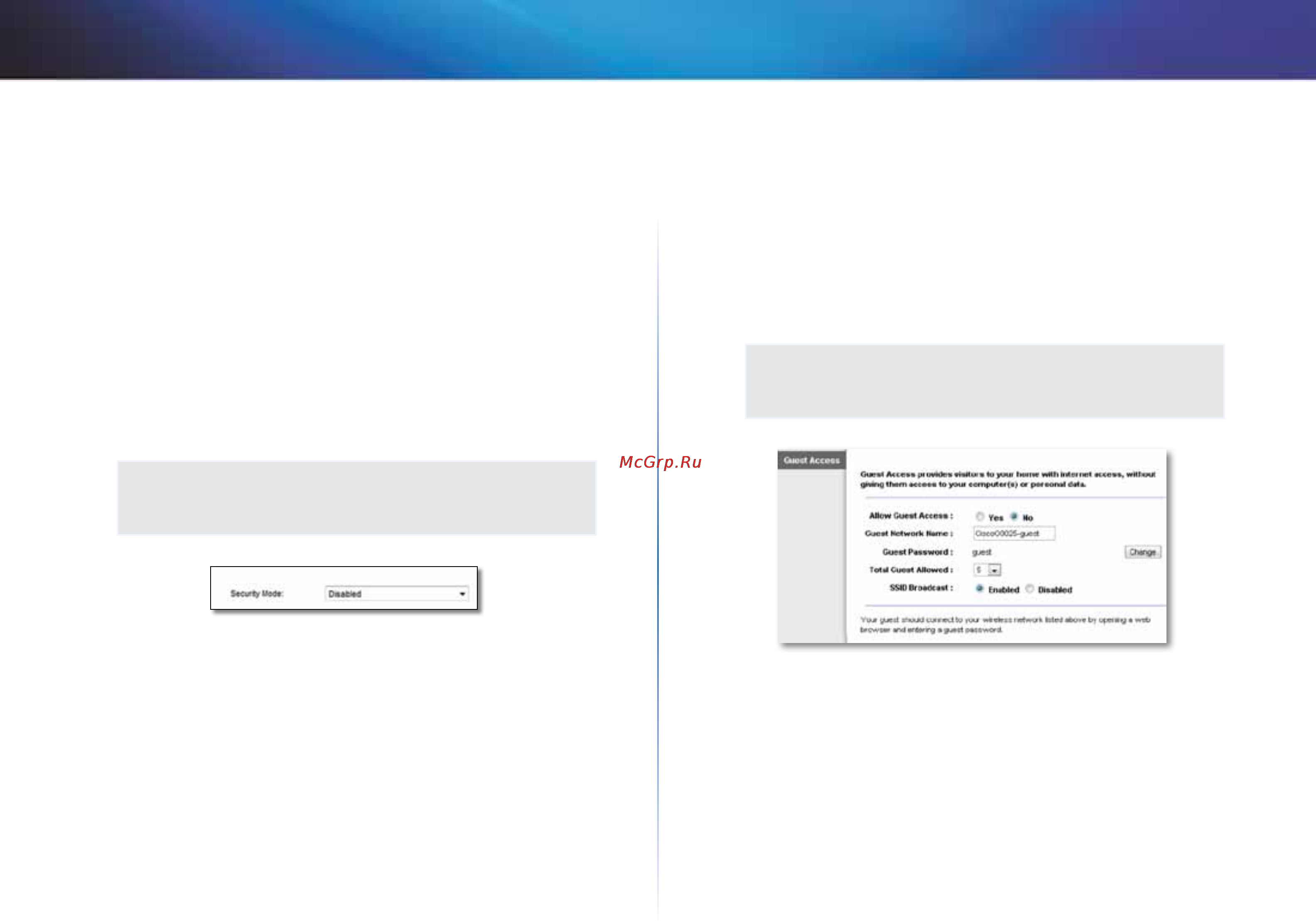 Linksys X1000 [121/678] Gastzugriff
