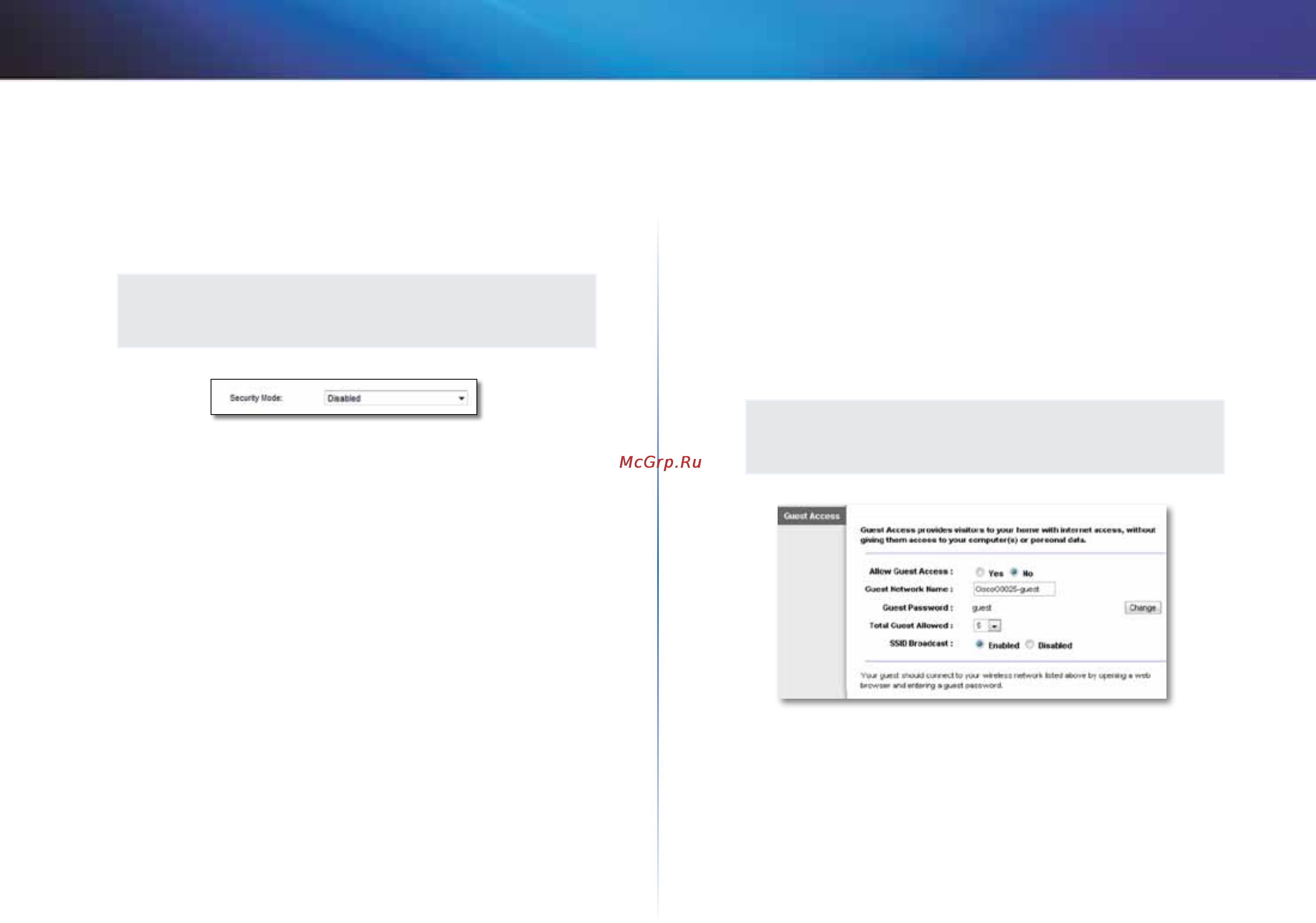 Linksys X1000 [300/678] Wireless vezeték nélküli guest access vendég hozzáférés