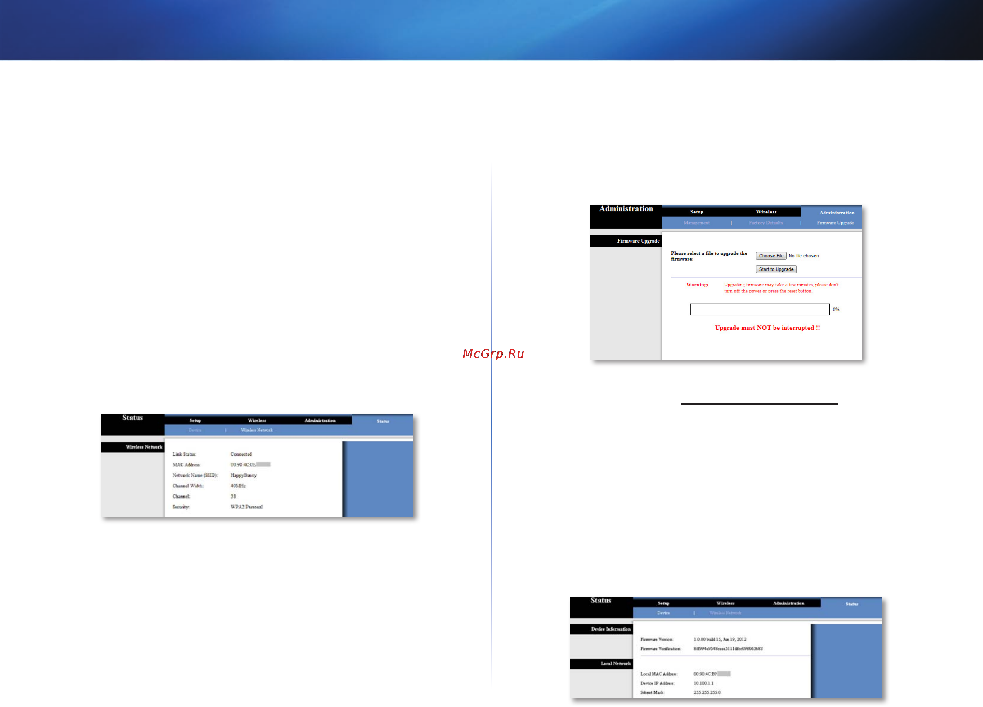 Linksys WUMC710 [14/289] Local network الشبكة المحلية