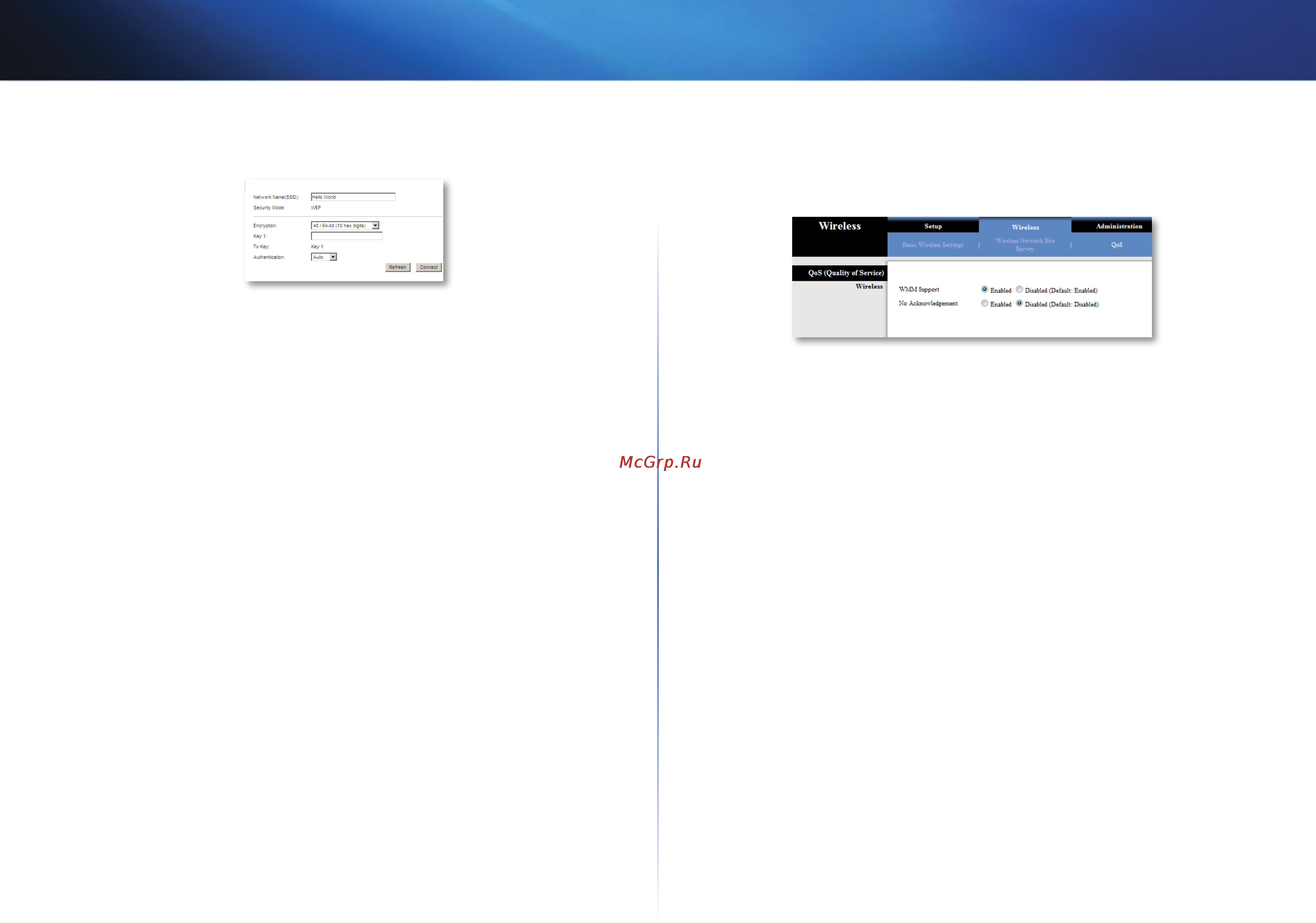 Linksys WUMC710 [165/289] Nirkabel qos