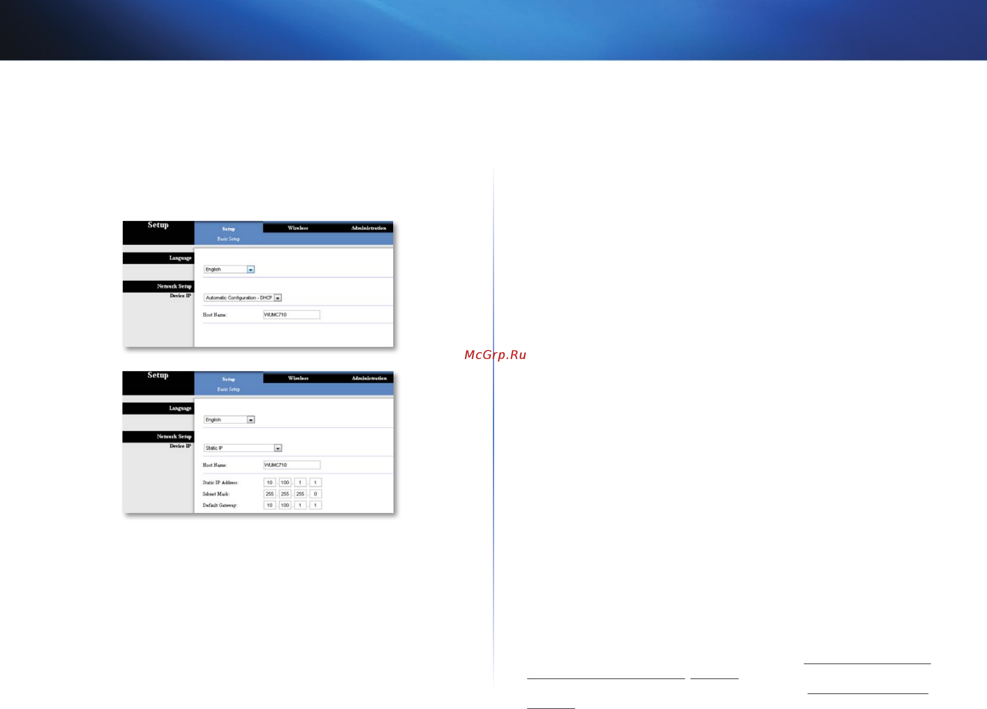 Linksys WUMC710 [229/289] Language idioma