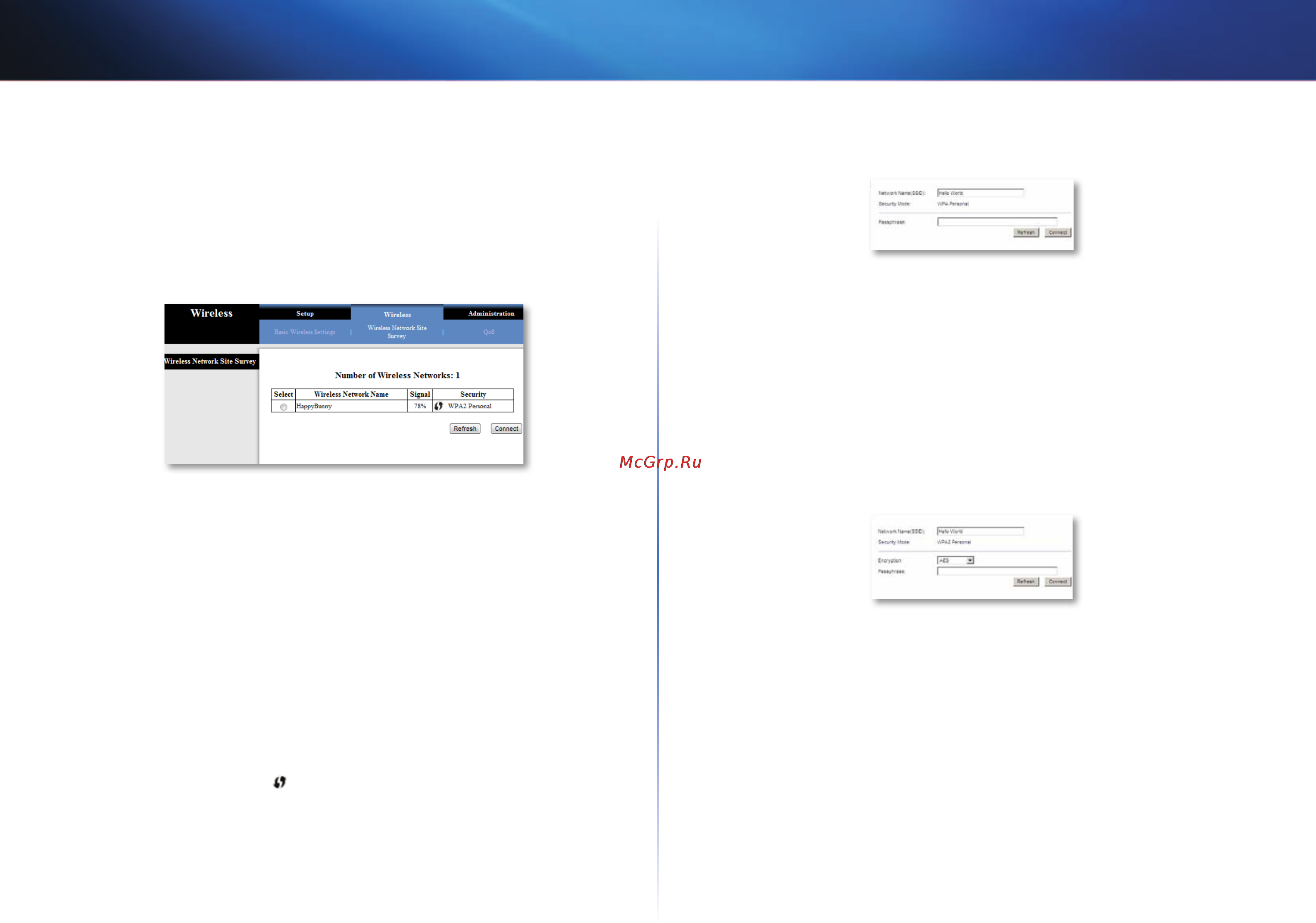 Linksys WUMC710 [266/289] Wireless network site survey แบบสำรวจไซต เคร อข ายไร สาย