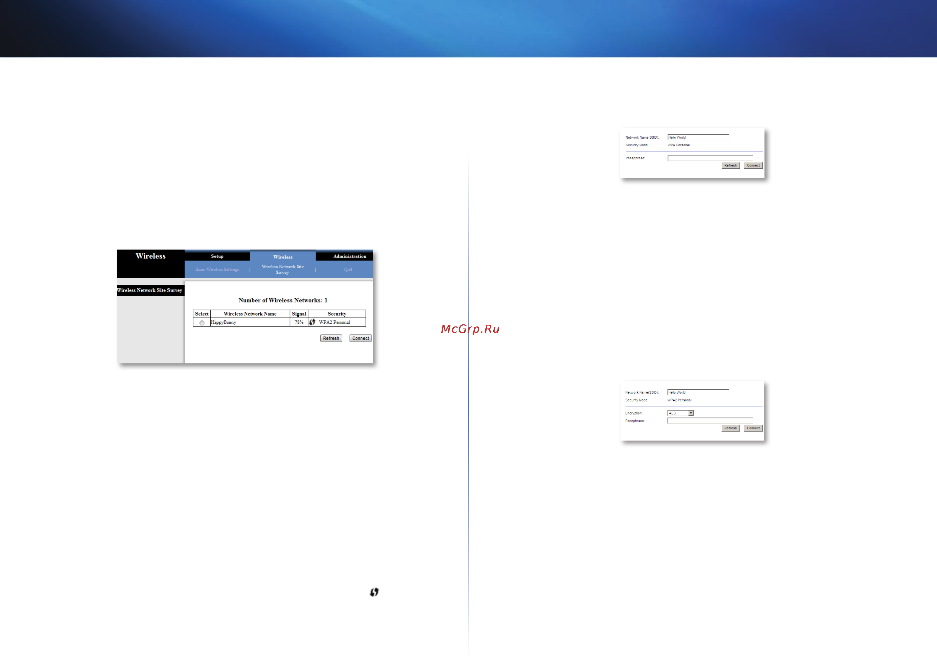 Linksys WUMC710 [283/289] Cấu hình nâng cao
