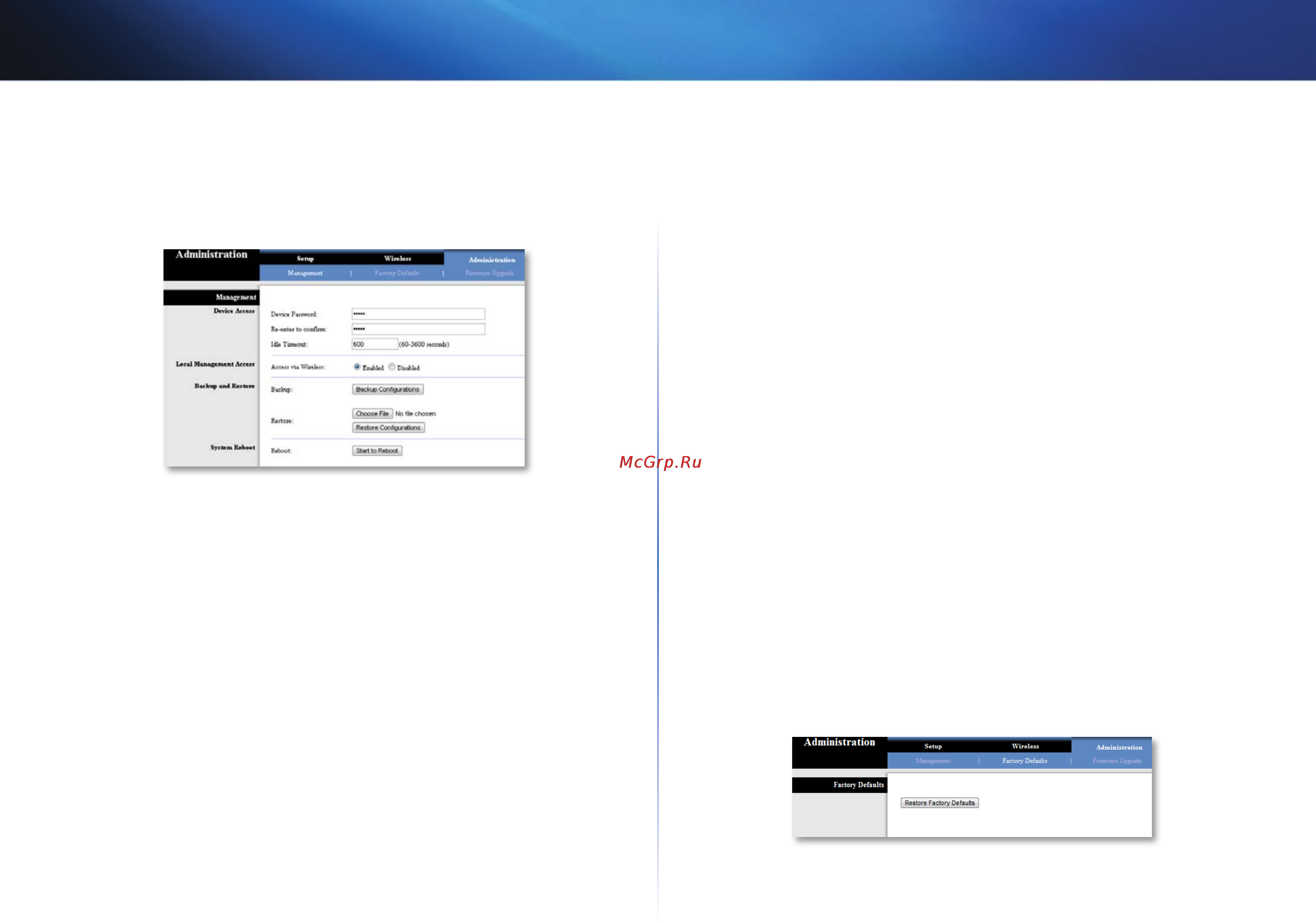 Linksys WUMC710 [30/289] Web access webadgang