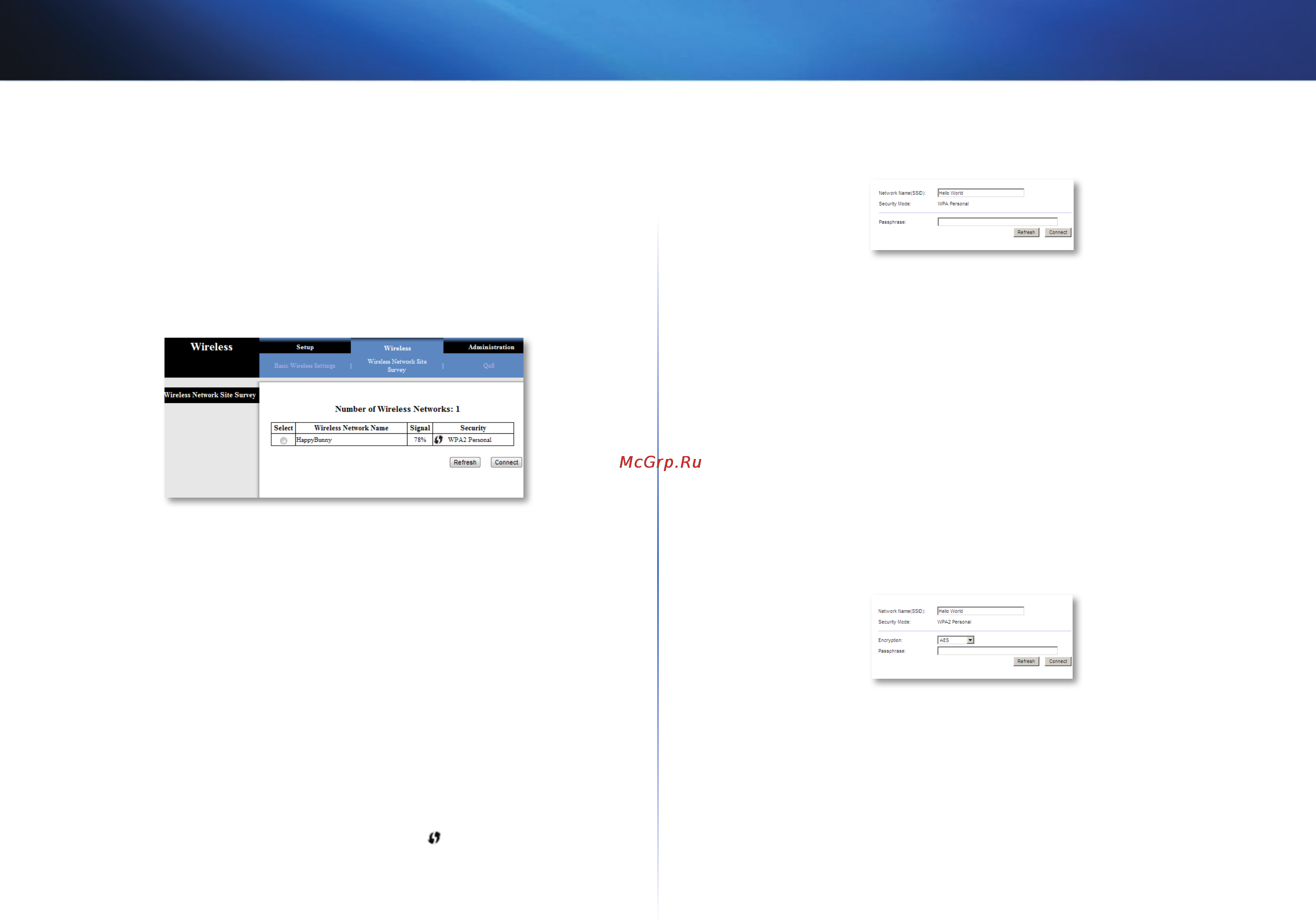 Linksys WUMC710 [62/289] Wireless ασύρματη σύνδεση wireless network site survey έρευνα τοποθεσιών ασύρματου δικτύου