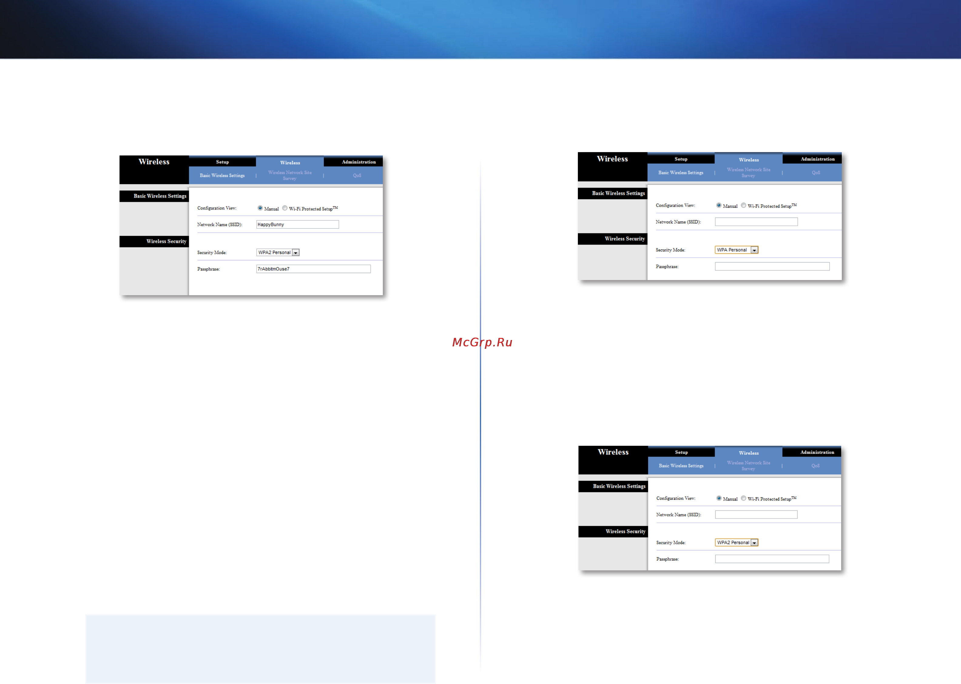 Linksys WUMC710 [94/289] Basic wireless settings parámetros inalámbricos básicos