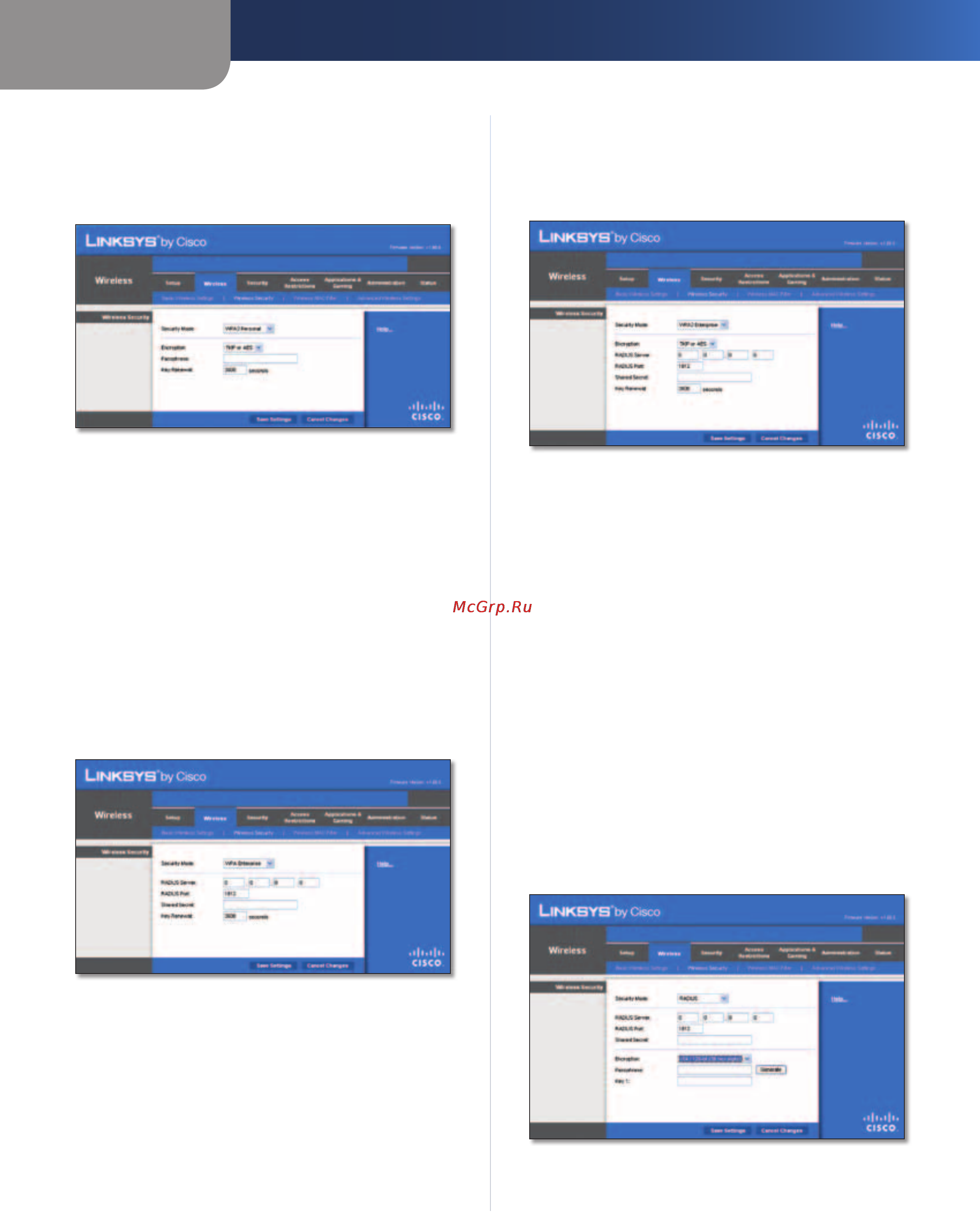 Linksys WRT310N [16/53] Advanced configuration