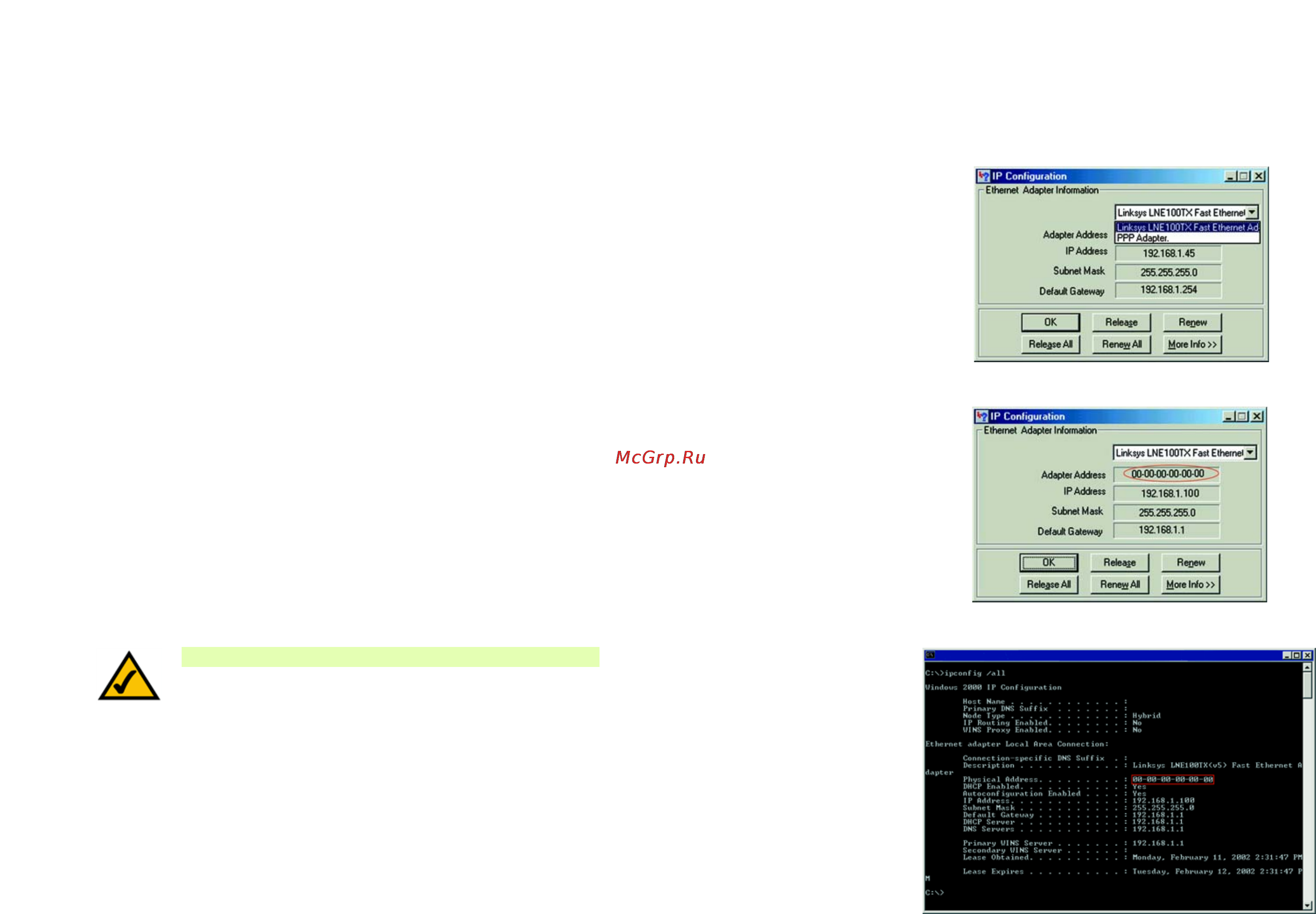 Linksys WRT54G3G [128/165] Windows 2000 or xp instructions