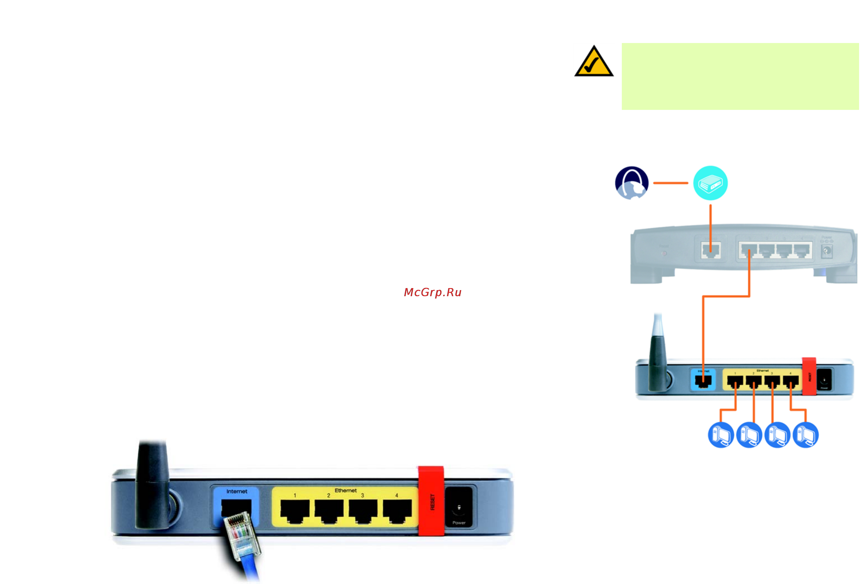 Linksys WRT54G3G [23/165] Hardware installation for connection to another router
