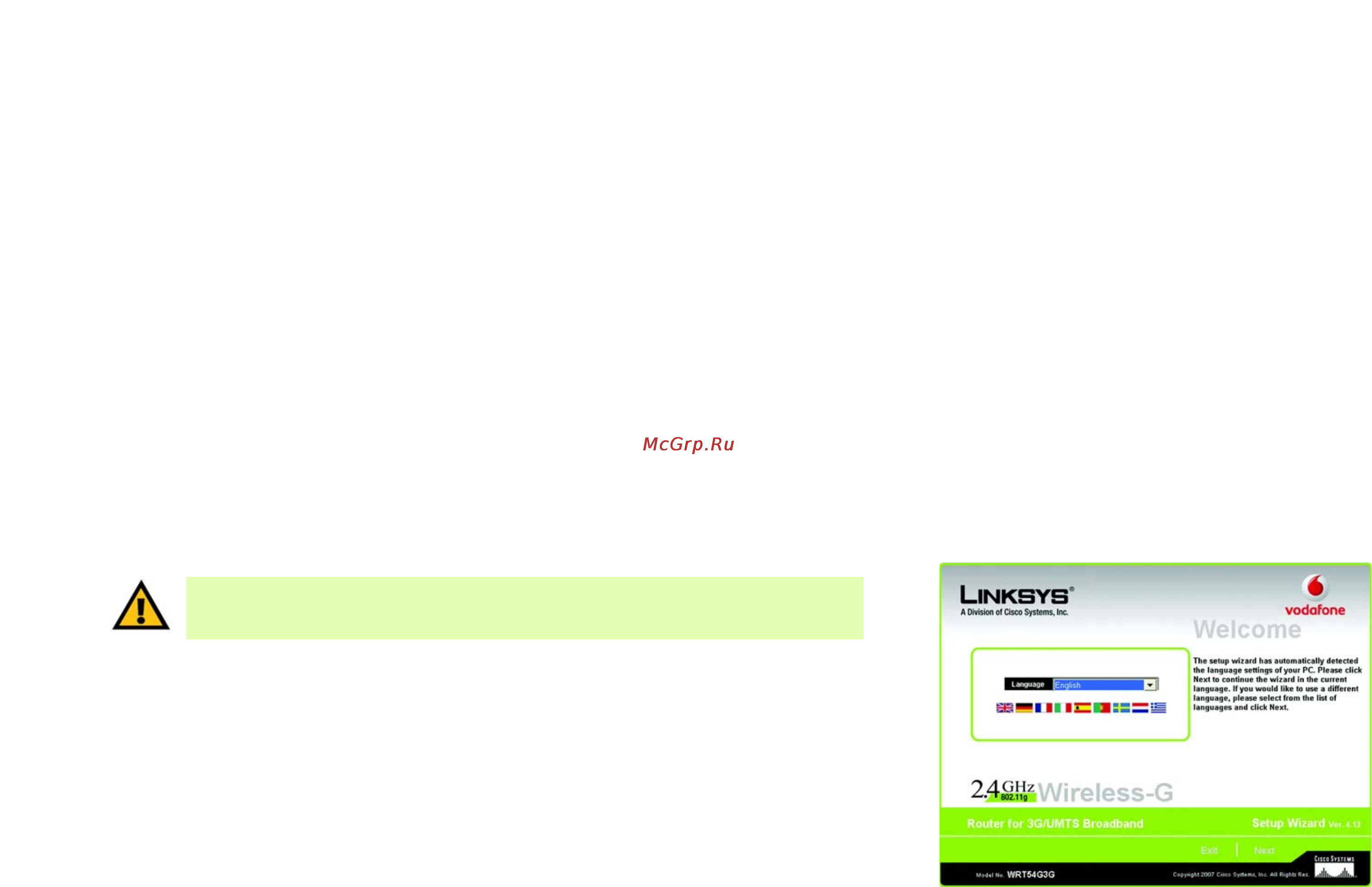 Linksys WRT54G3G [38/165] Before you begin