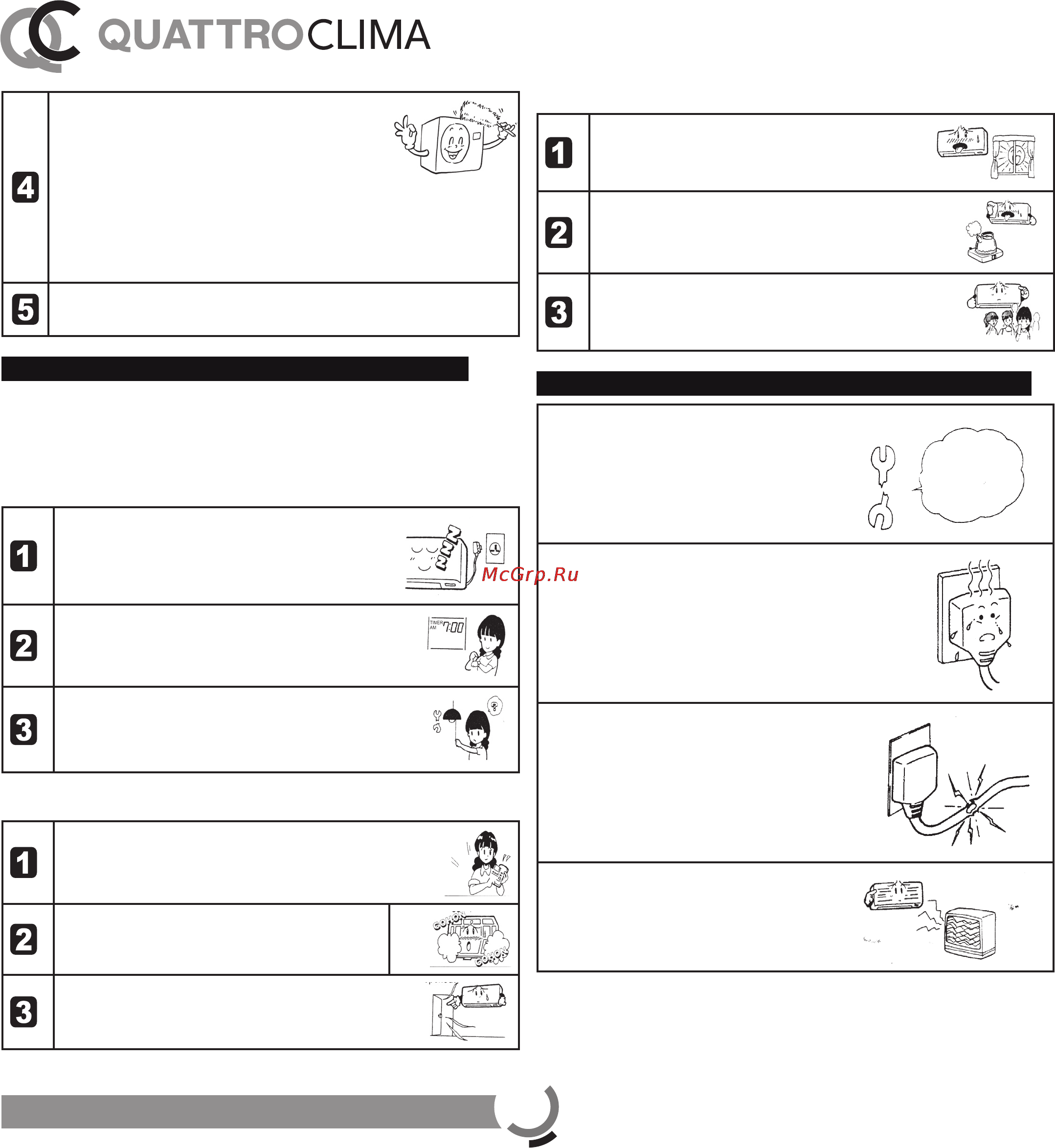 Quattroclima FRESCO QV/QN–F12WA [11/16] User s manual 11