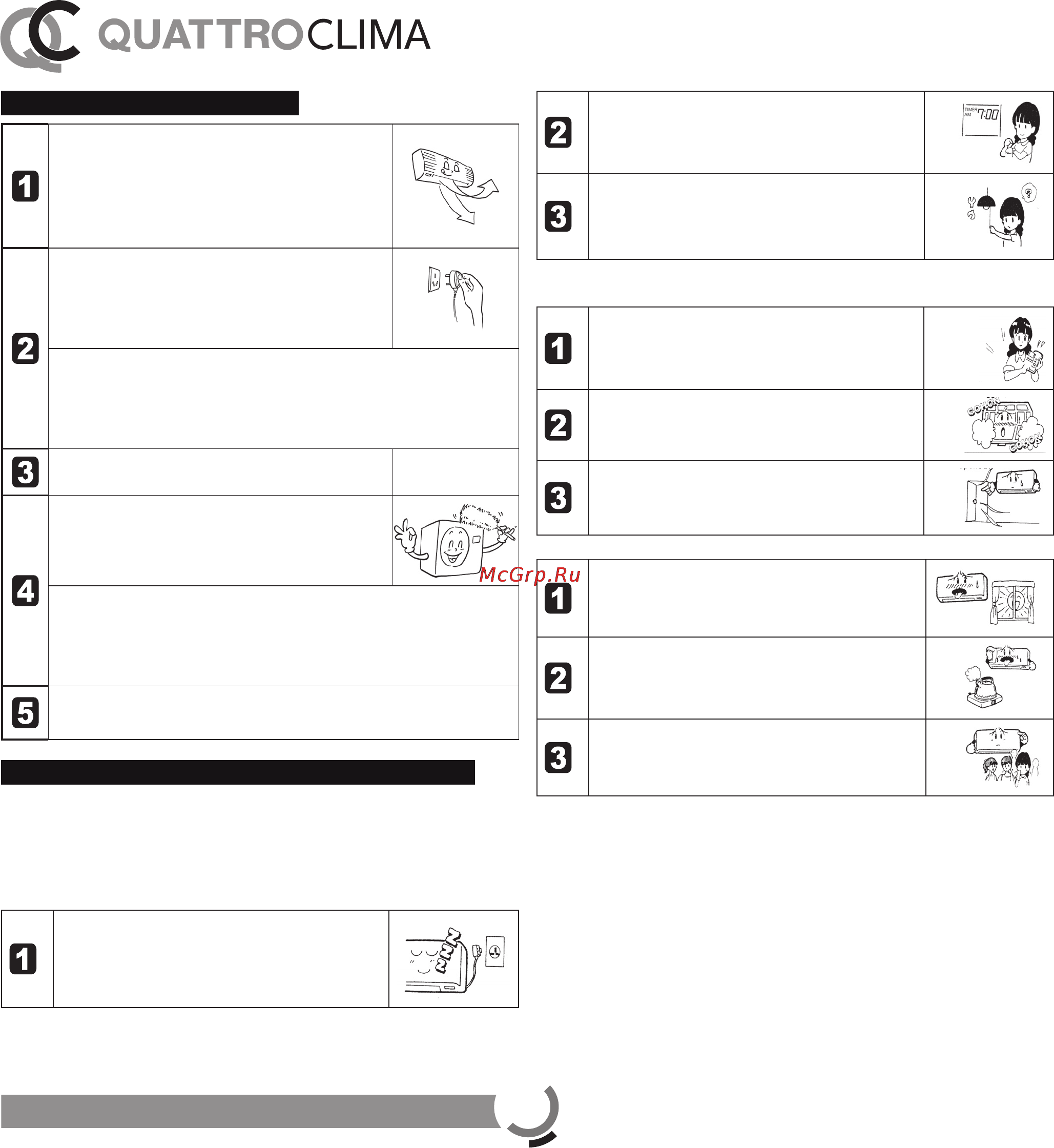 Quattroclima ARIA QV/QN-A09WA [13/20] User s manual