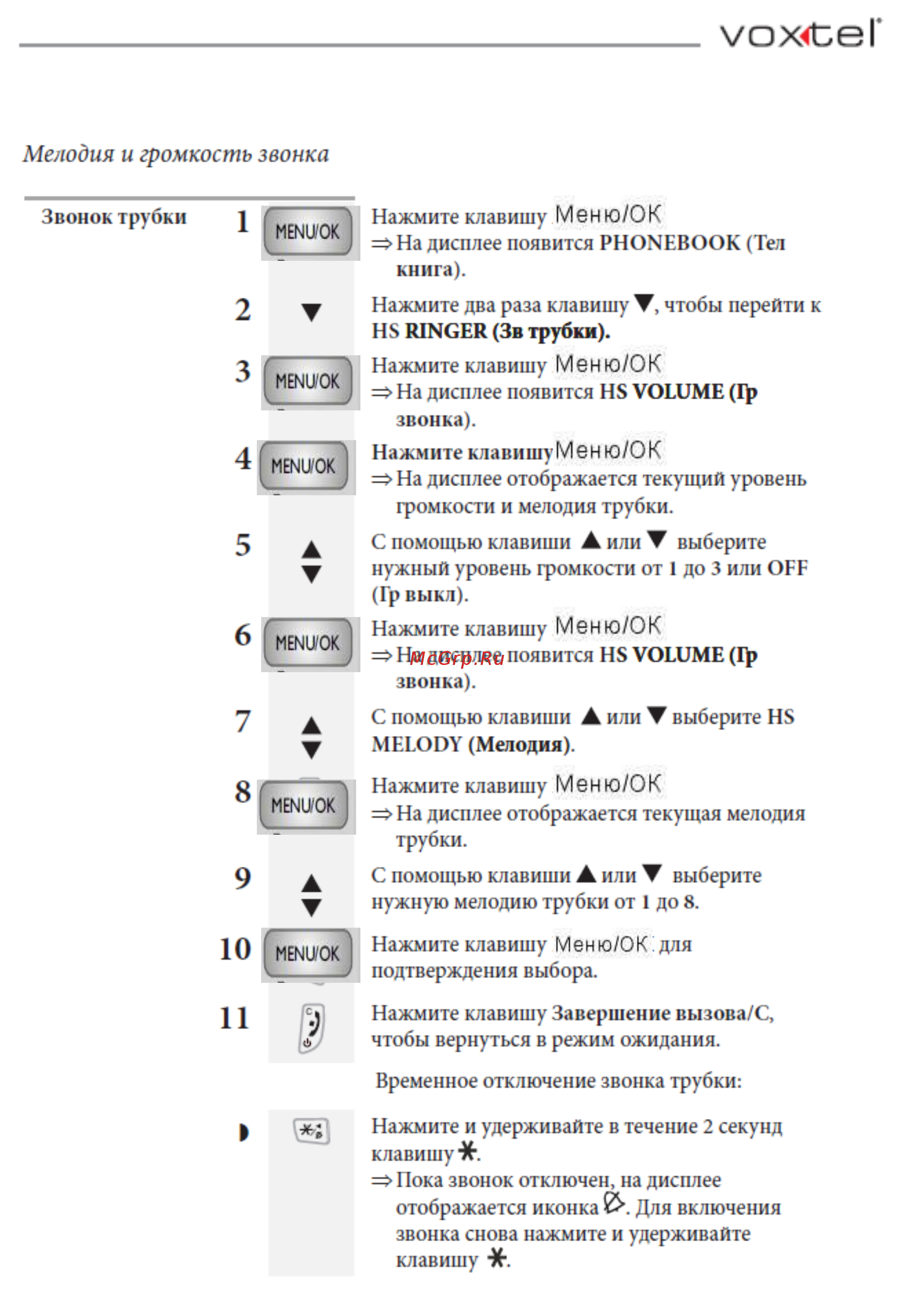Voxtel Profi 5100 BI Инструкция по эксплуатации онлайн [15/41] 46603
