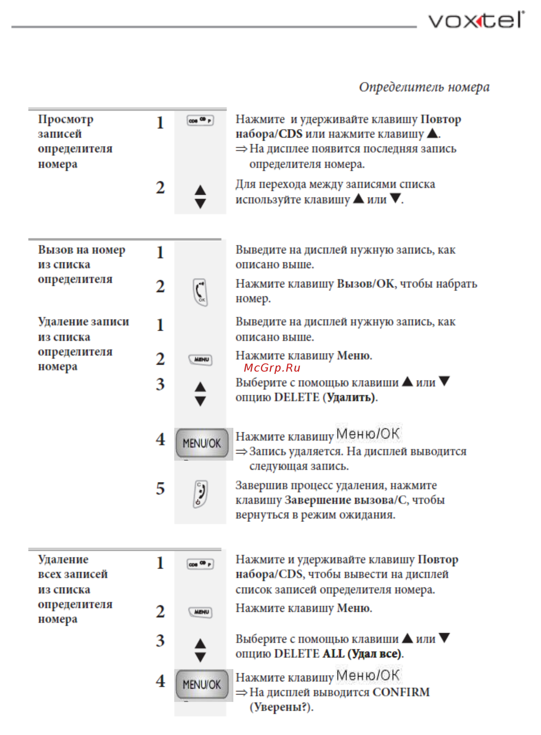 Voxtel Profi 5100 BI Инструкция по эксплуатации онлайн [24/41] 46603