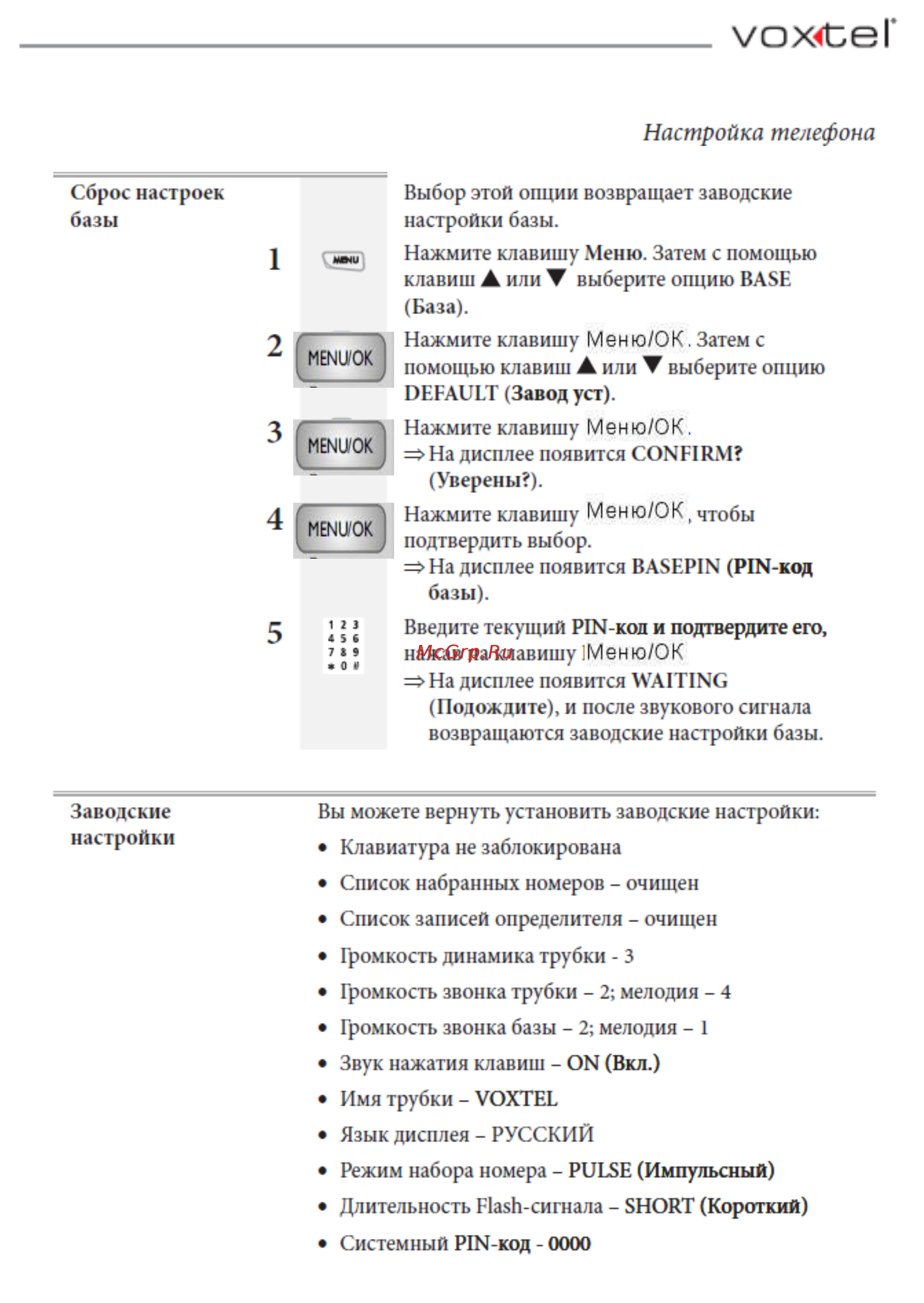 Voxtel Profi 5100 BI Инструкция по эксплуатации онлайн [32/41] 46603