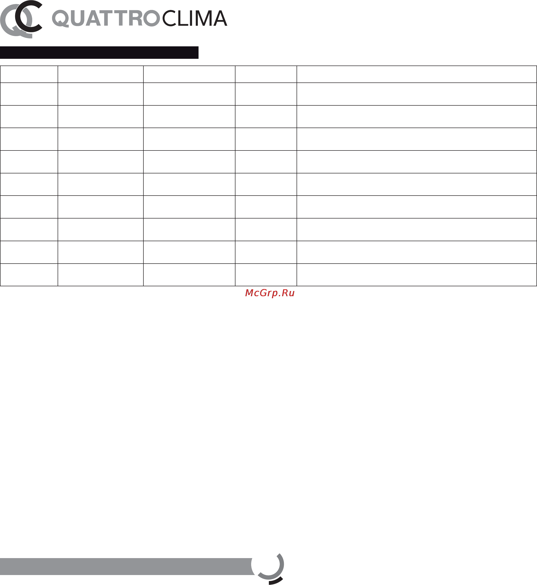 Quattroclima EFFECTO STANDARD QV/QN-ES12WA [16/20] Effecto standard model