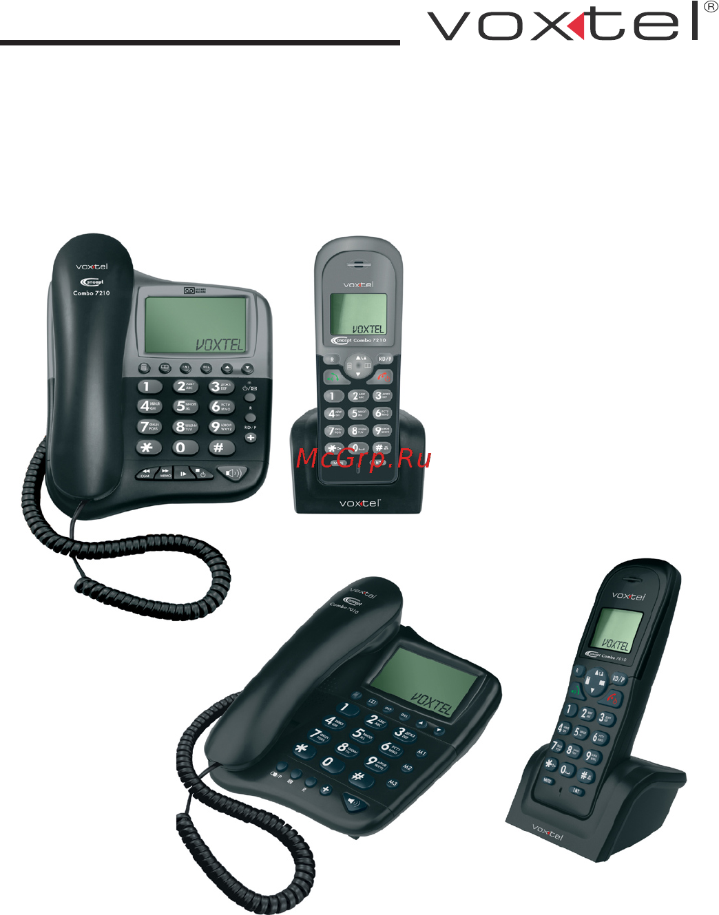 Voxtel Combo 7010 Black Инструкция по эксплуатации онлайн