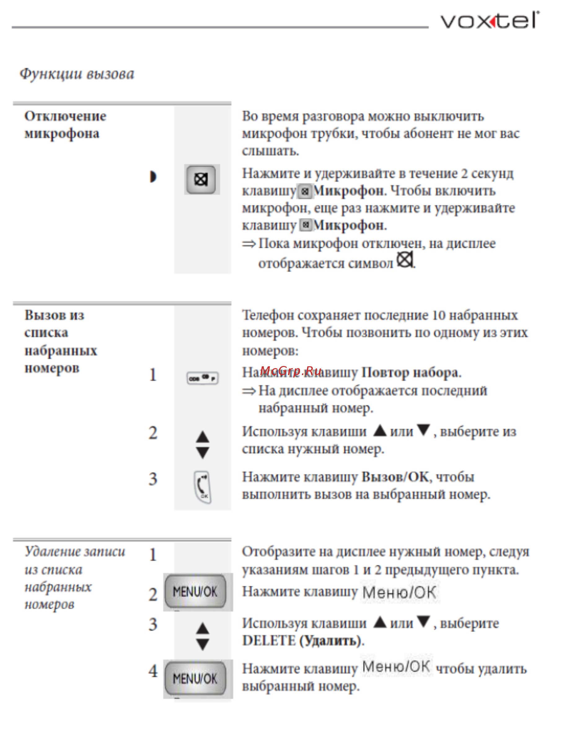 Voxtel Profi 6100 Black Инструкция по эксплуатации онлайн [17/48] 46627