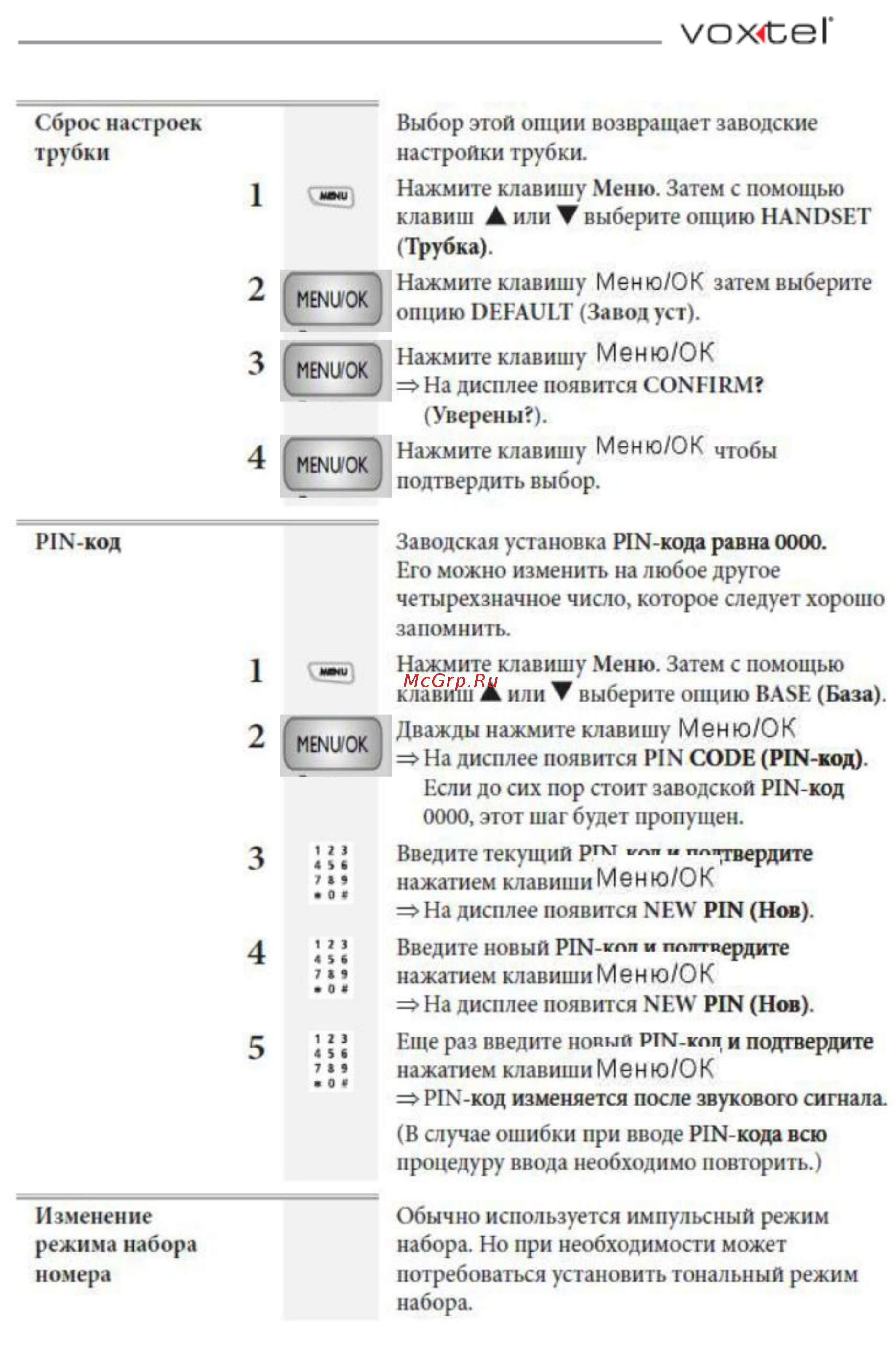 Voxtel Profi 6100 Black Инструкция по эксплуатации онлайн [37/48] 46627