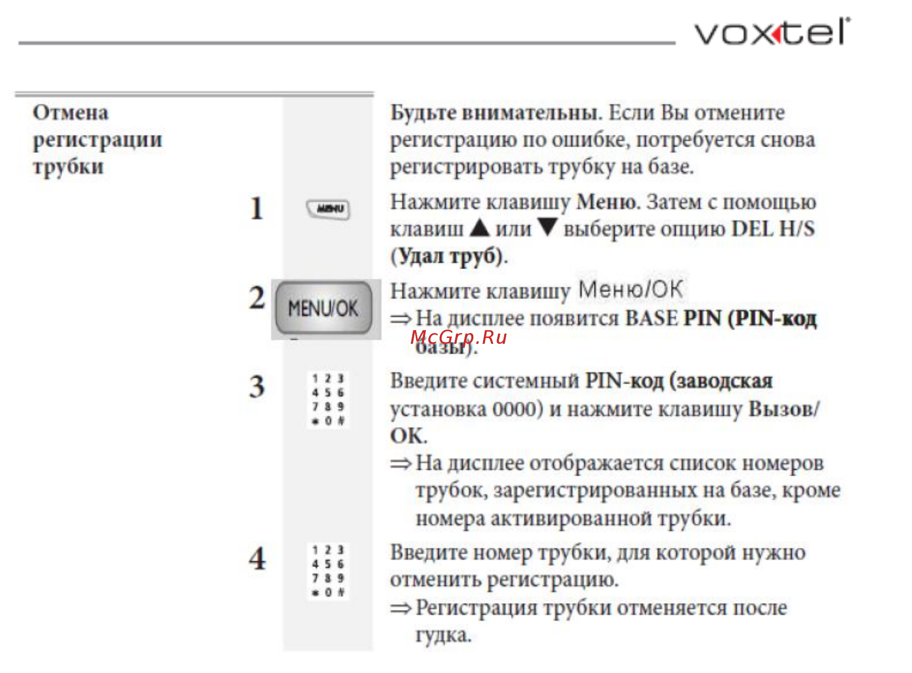 Voxtel Profi 6100 Black Инструкция по эксплуатации онлайн [41/48] 46627