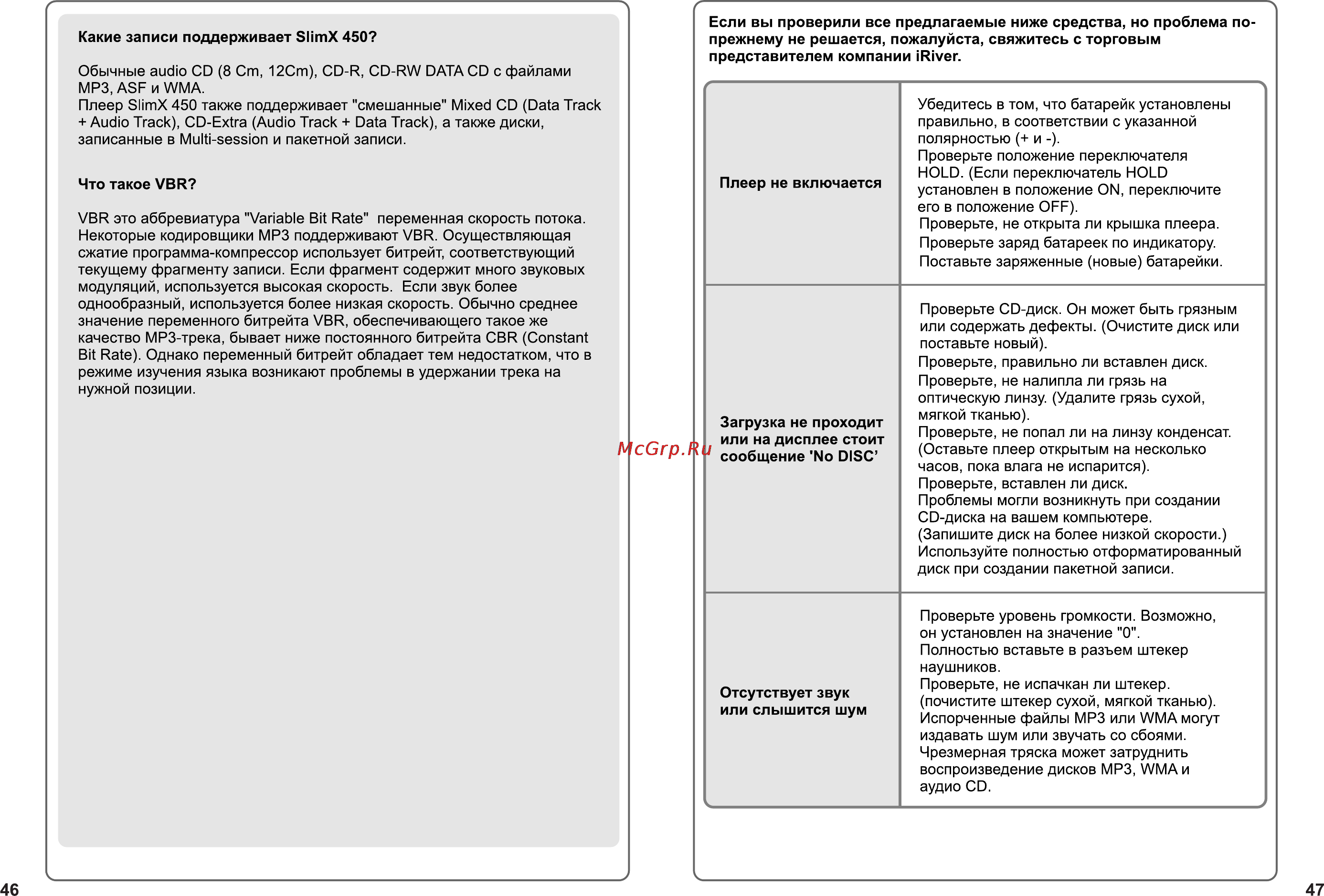 Iriver iMP-450 Инструкция по эксплуатации онлайн [25/30] 46636