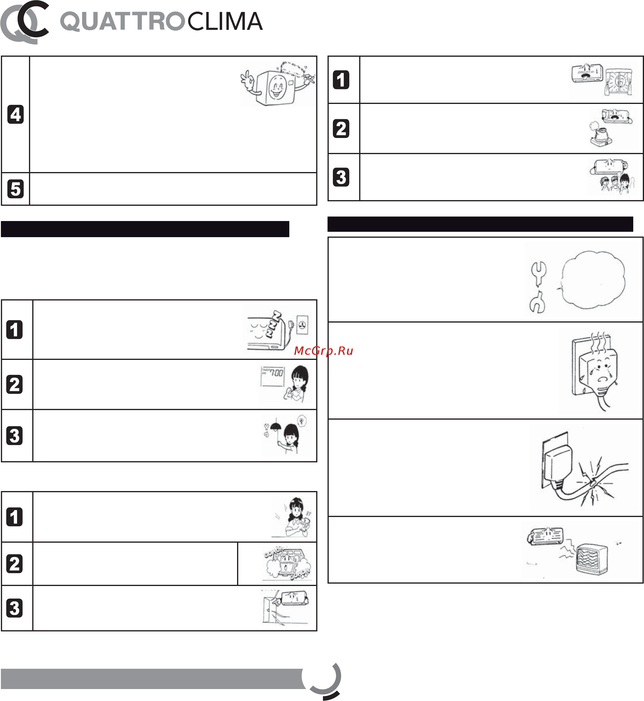Quattroclima EFFECTO QV/QN-E09WA [11/16] User s manual 11