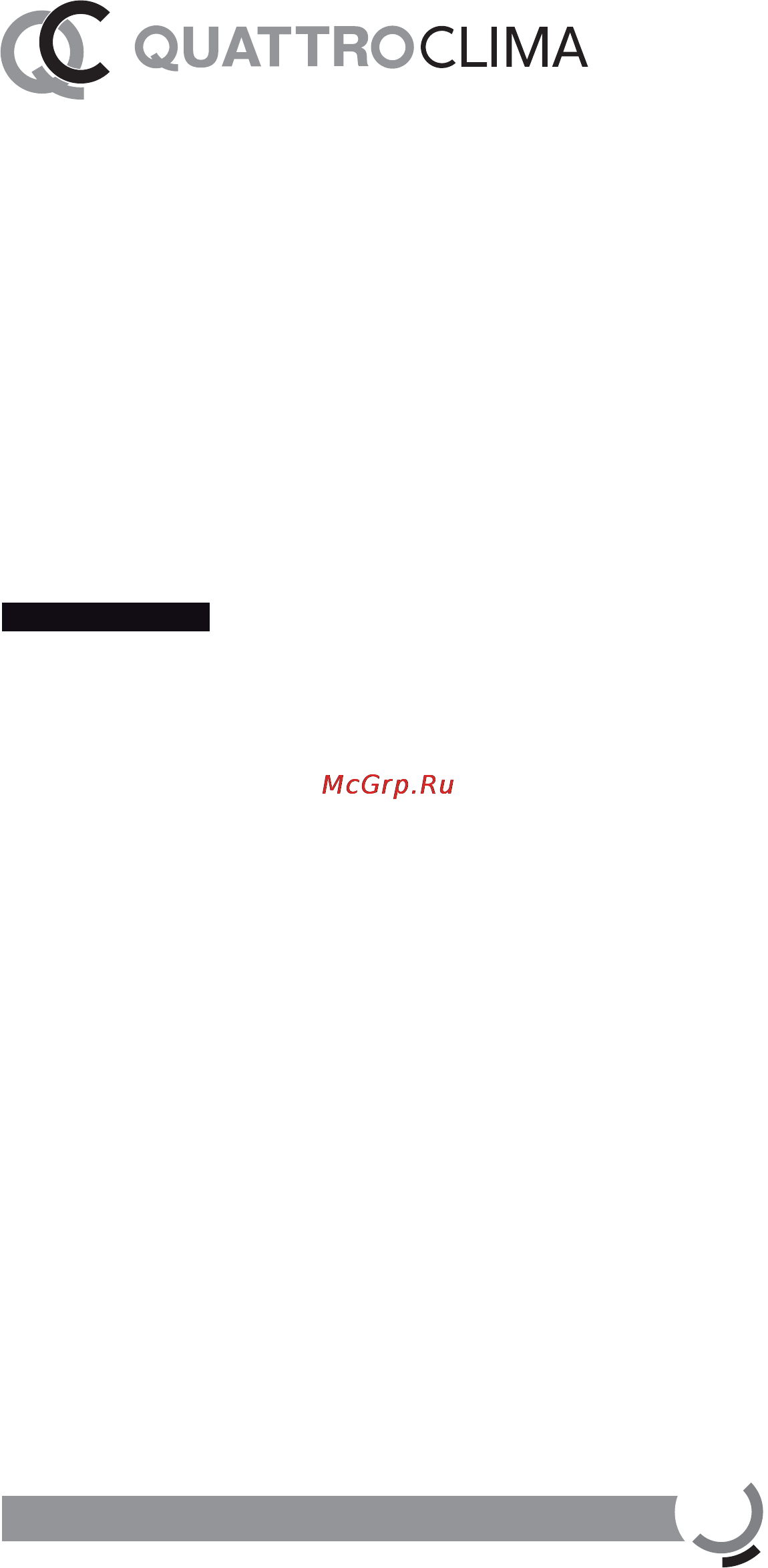 Quattroclima EFFECTO QV/QN-E09WA [3/16] User s manual 3