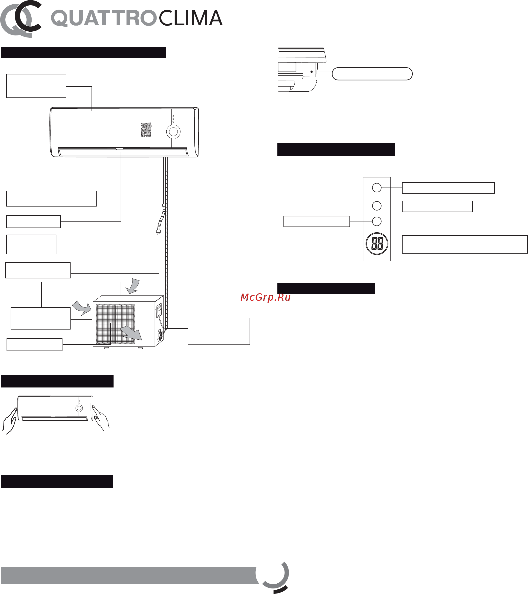 Quattroclima EFFECTO QV/QN-E09WA [7/16] User s manual 7