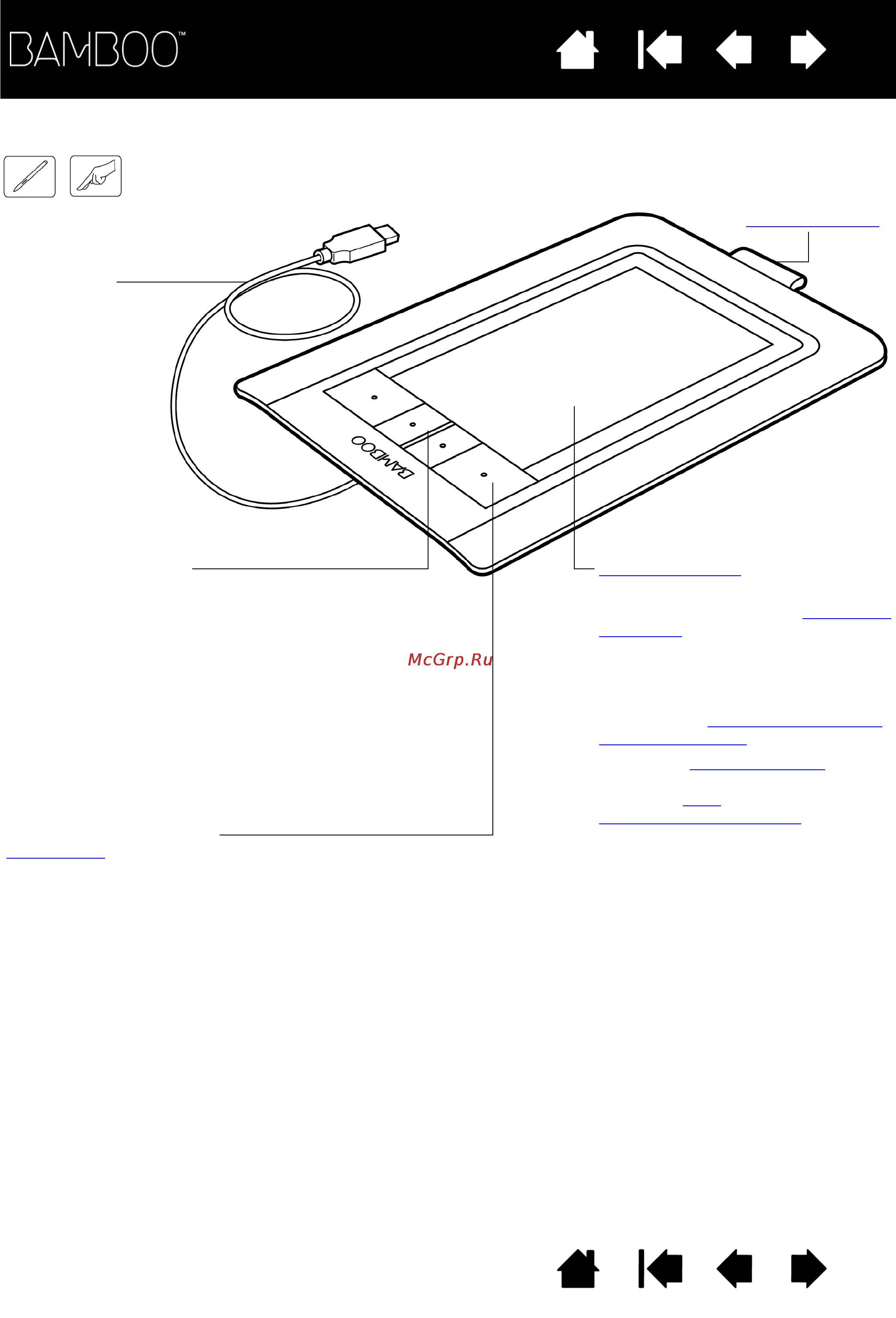 Wacom CTH-661SE-RU [9/90] Планшеты bamboo и bamboo fun