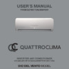 Quattroclima DIO DEL VENTO QV/QN-D09WA Инструкция по эксплуатации