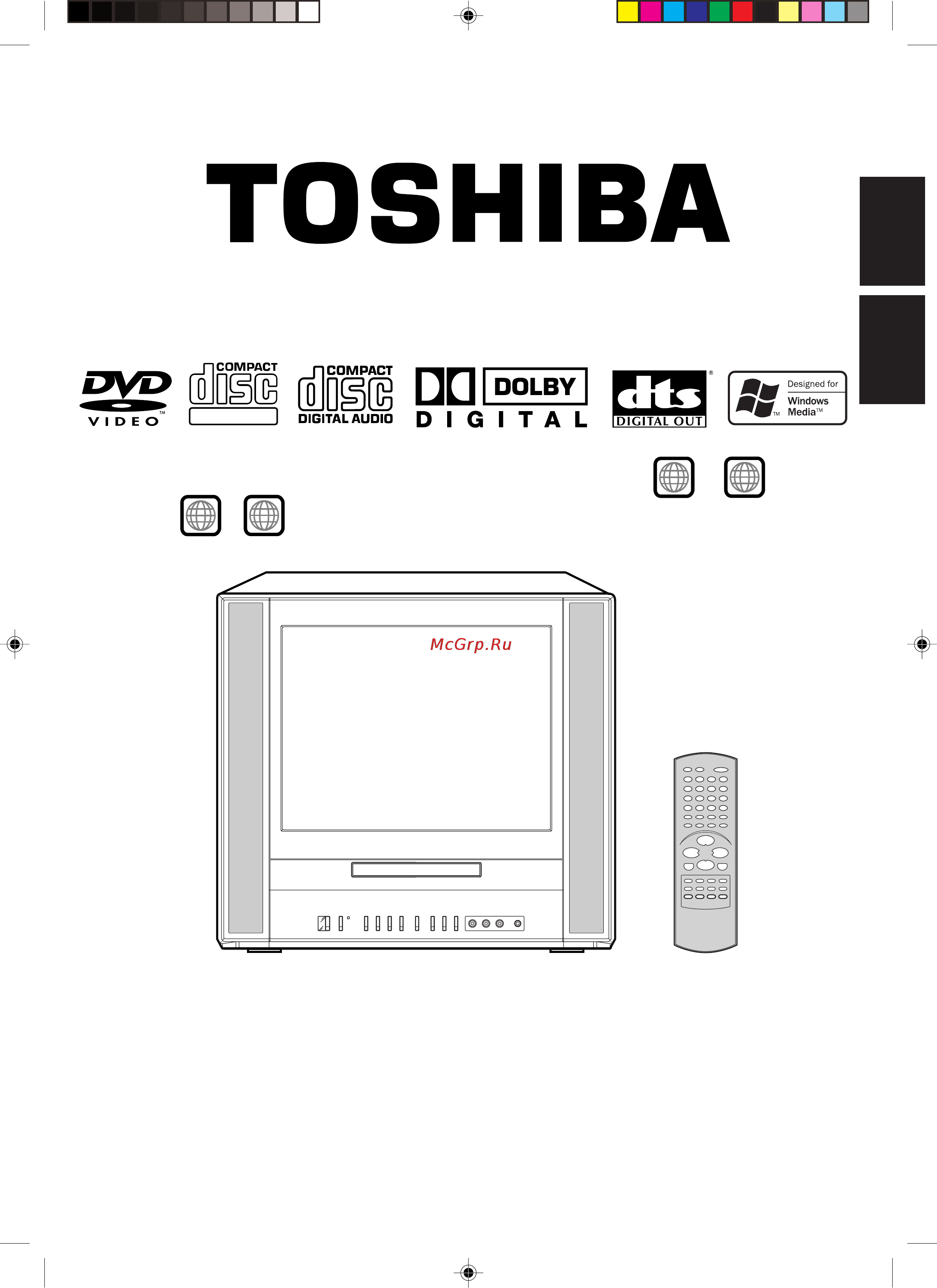 Toshiba VTD15FPR Инструкция по эксплуатации онлайн