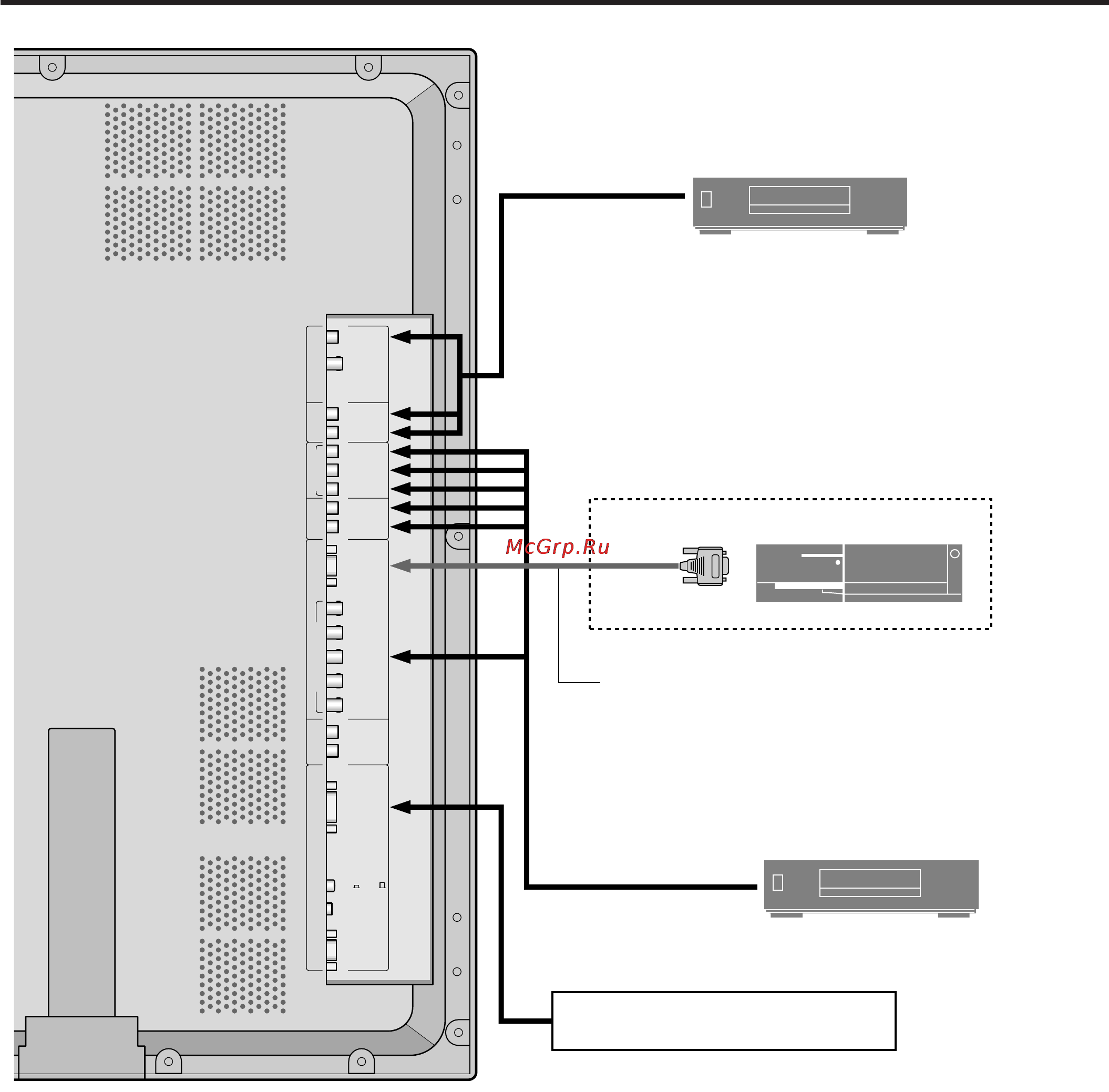 Toshiba 50XP26 [12/52] Установка аппарата
