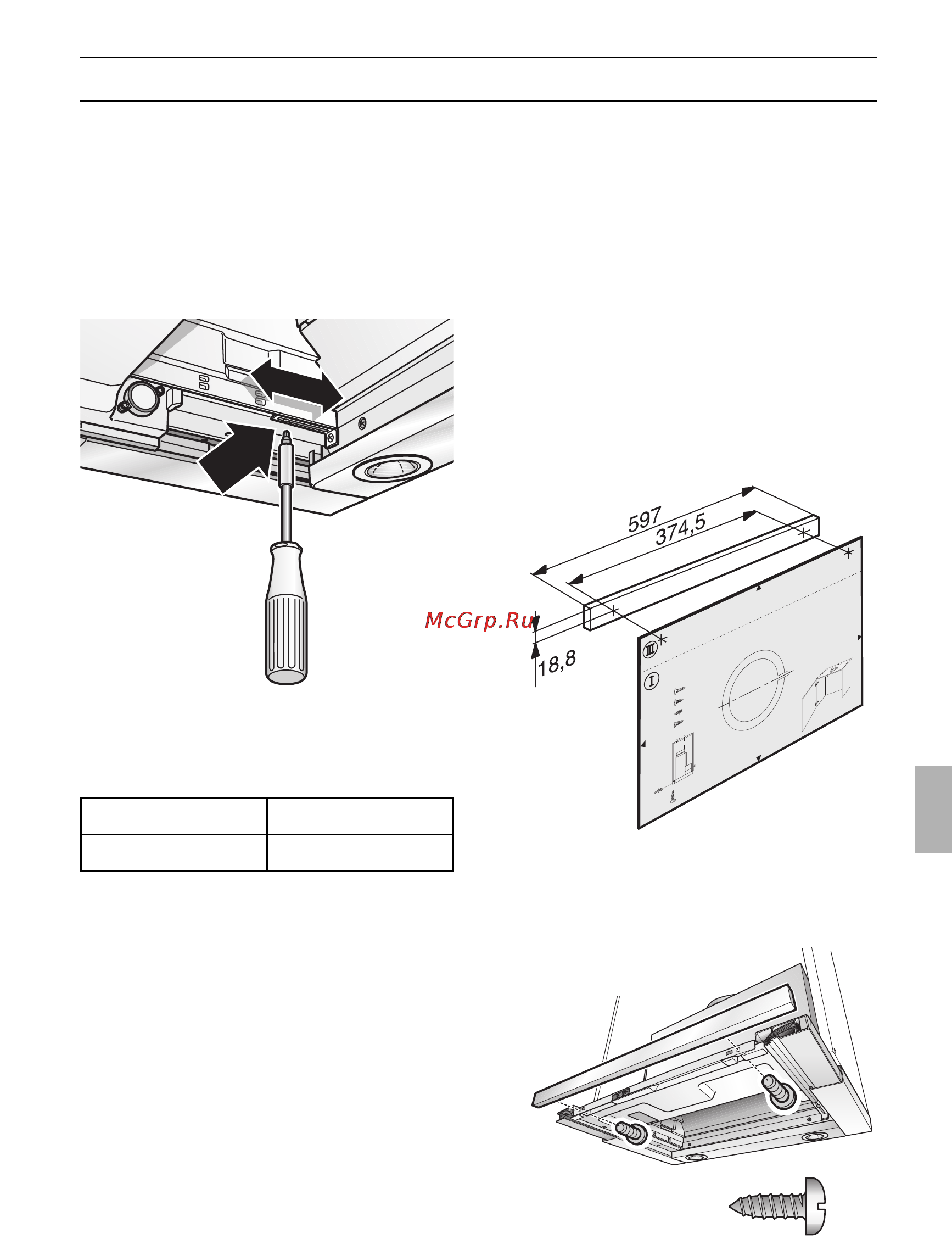 Neff D4692X0 [113/116] Τ π θέτηση στ επάνω ερµάρι