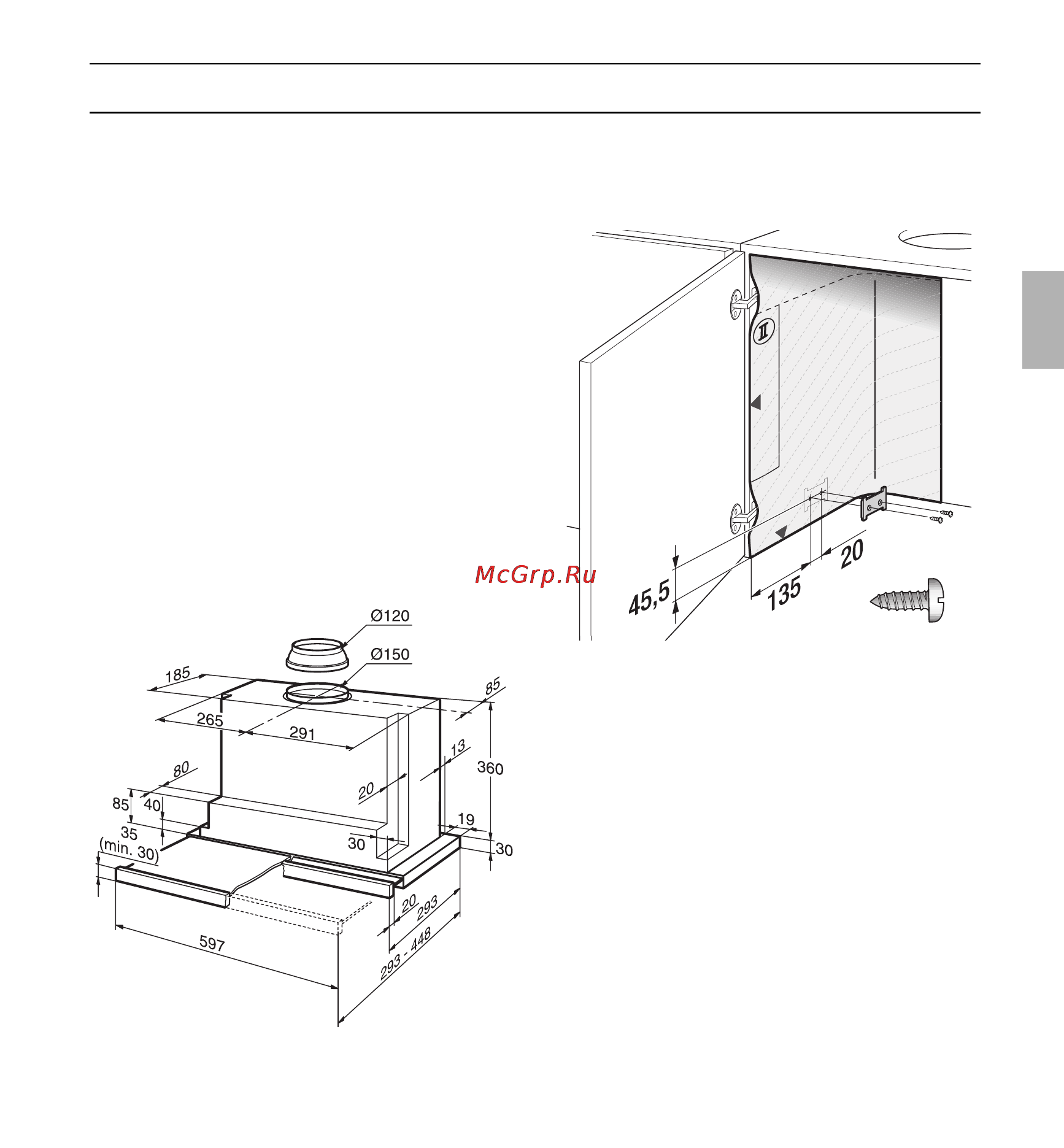Neff D4692X0 [15/116] Vorbereiten oberschrank