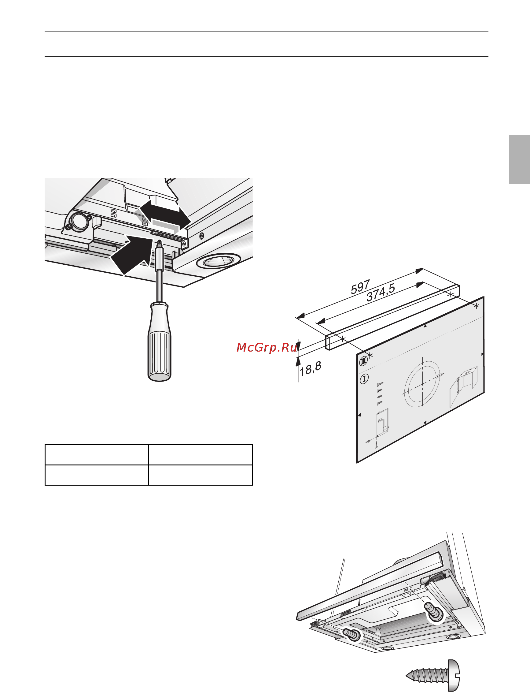 Neff D4692X0 [17/116] Einbauen in den oberschrank