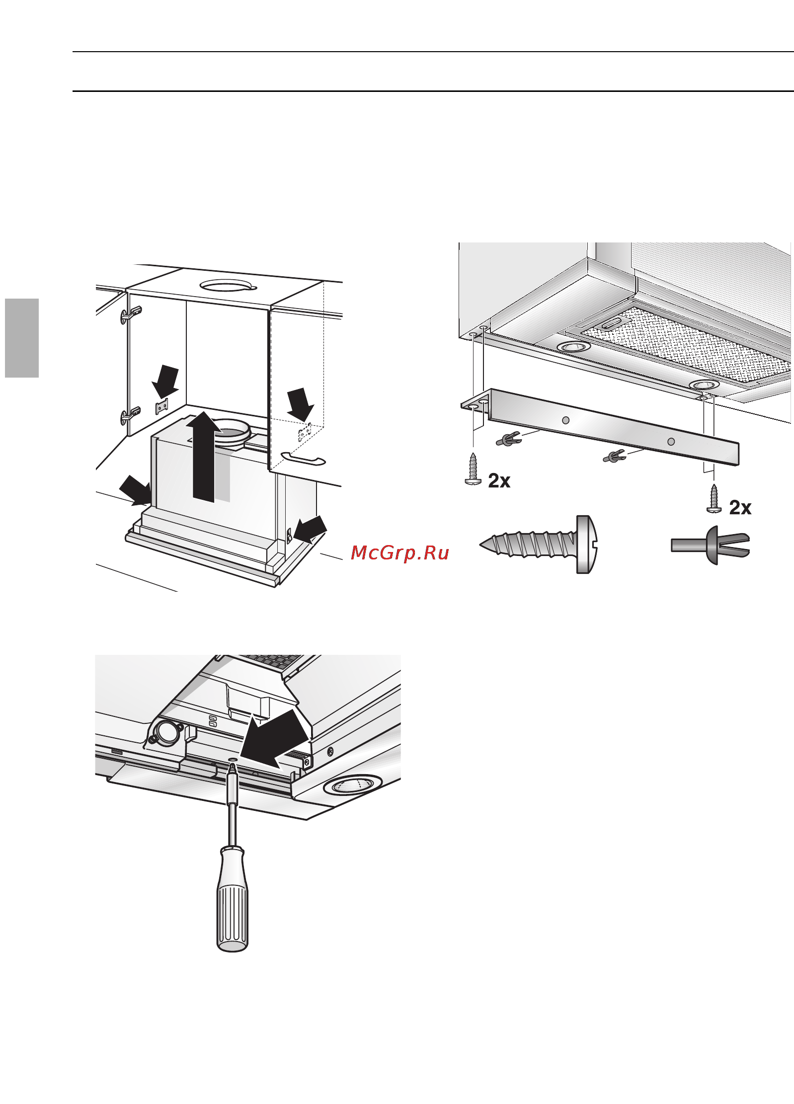 Neff D4692X0 [32/116] Fitting into wall cupboard