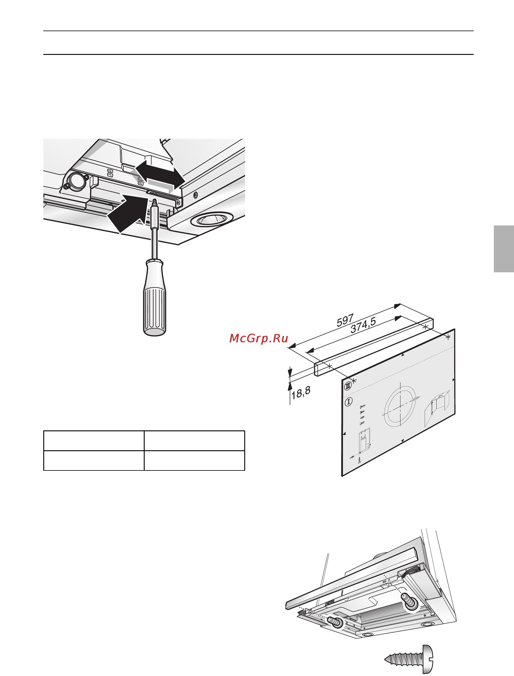 Neff D4692X0 [49/116] Encastrement dans le placard en appui mural