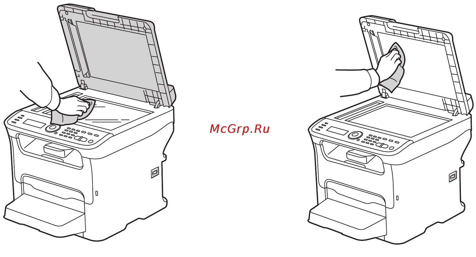 Xerox Phaser 6121MFP/S [179/268] Чистка стекла для документов и его крышки