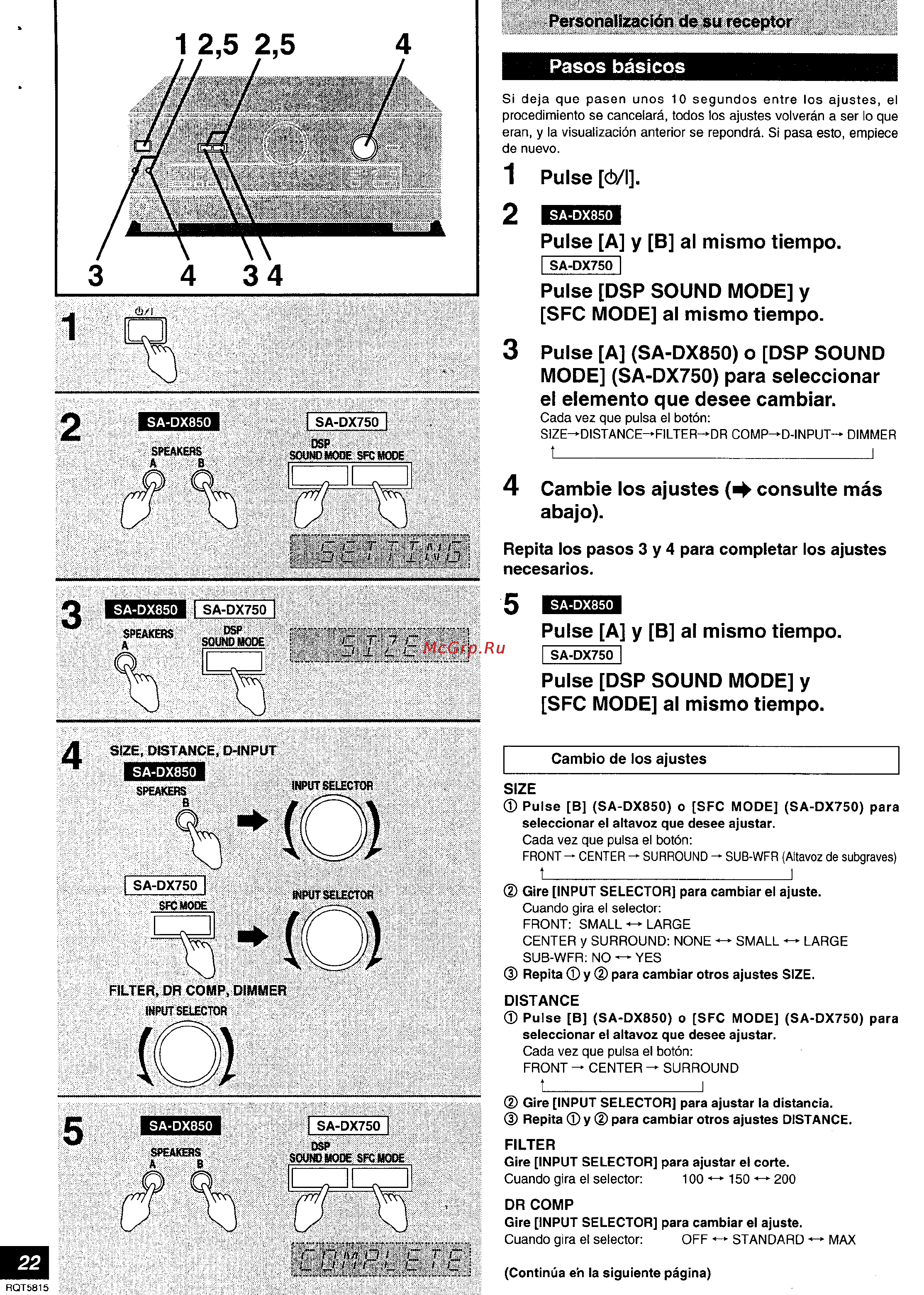 Technics SA-DX750 [22/56] Pulse ó l