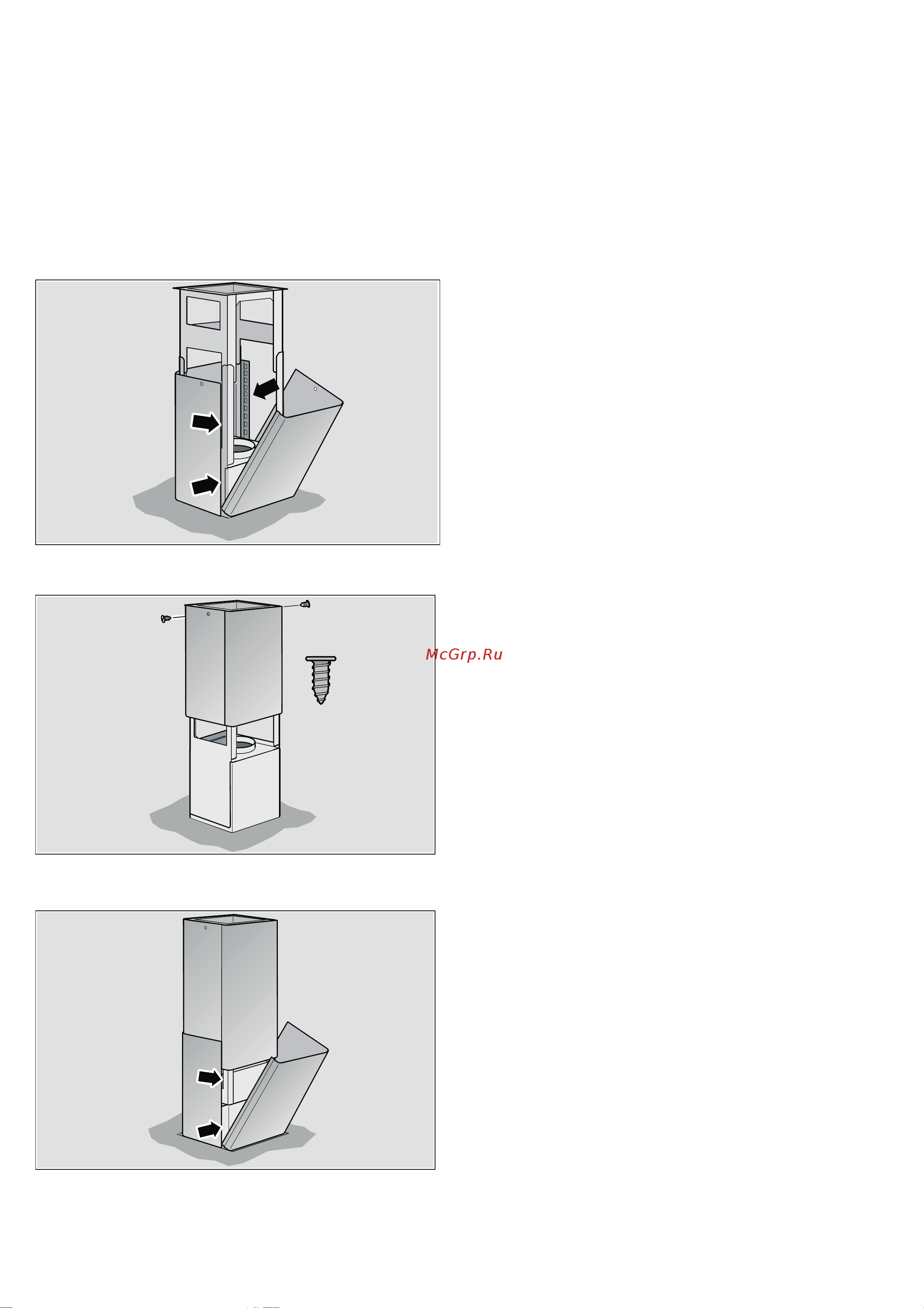 Neff I79F67N5 [11/16] Монтаж обшивки вытяжной трубы
