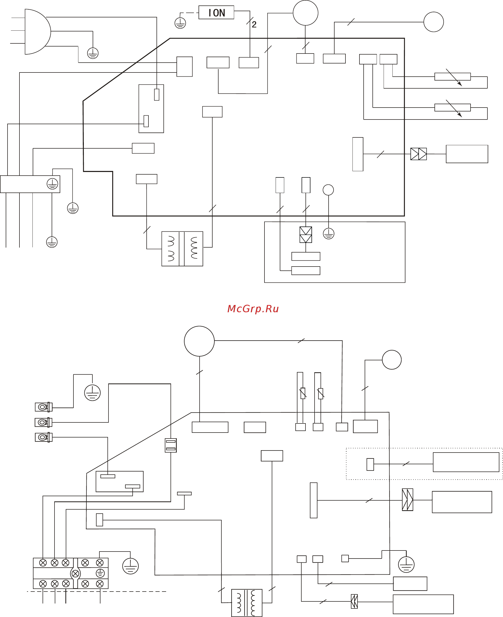 Lessar INVERTO LS/LU-HE09KFA2 [23/32] Электрические схемы