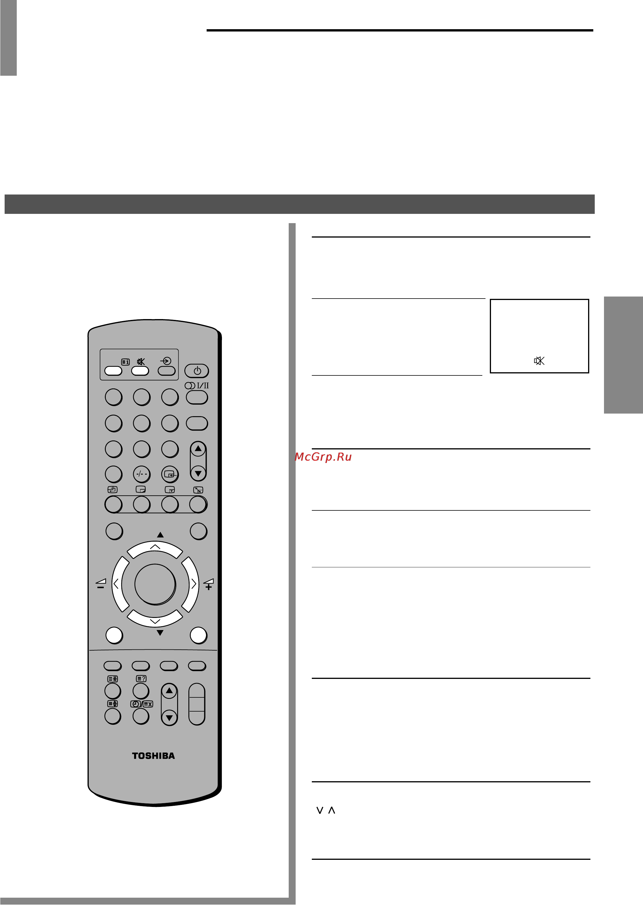 Toshiba 38D9UXR [13/48] Udobstvo organov upravleniä regulirovkoj kaçestva izobraωeniä i zvuka