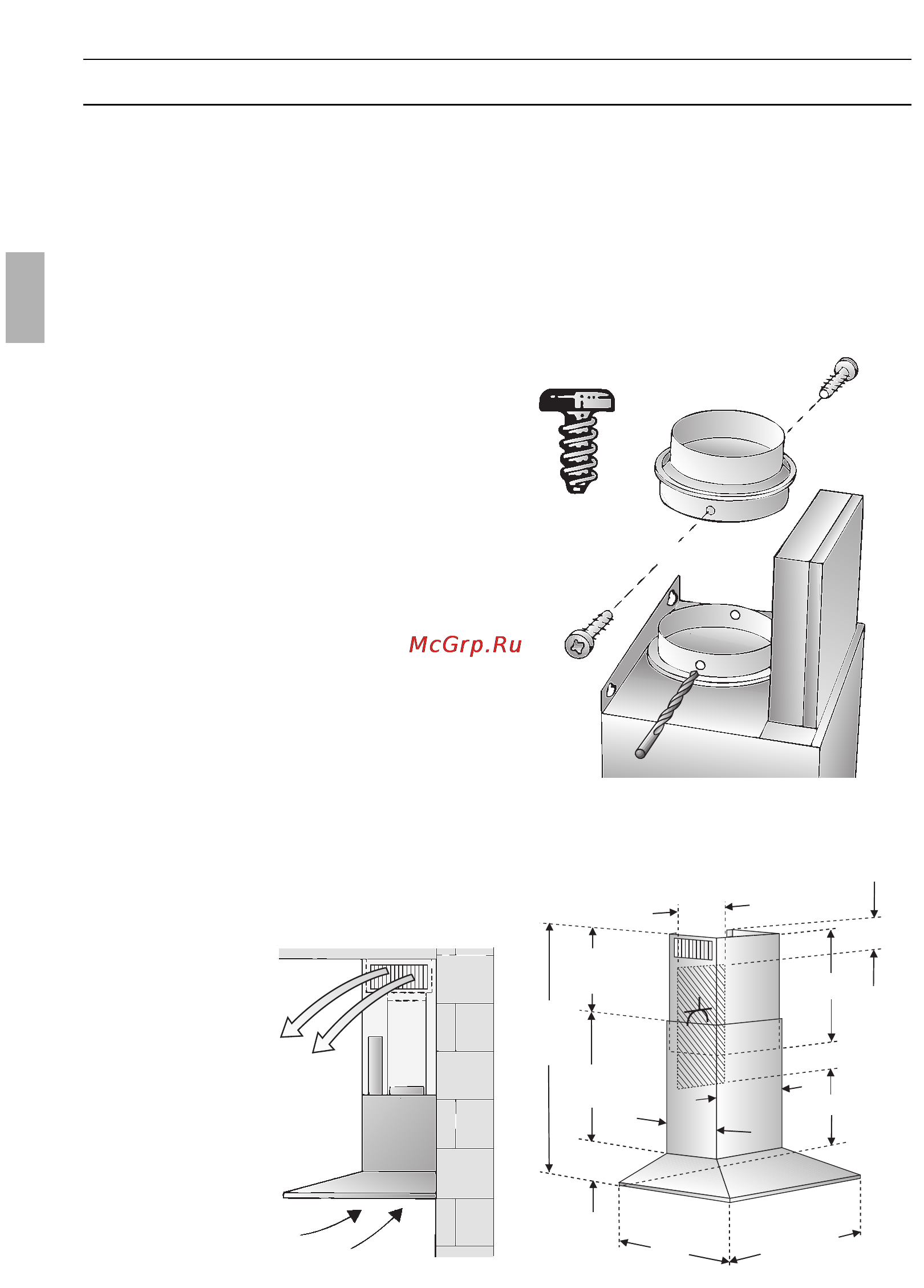 Neff D69S57N0 [12/100] Vor der montage