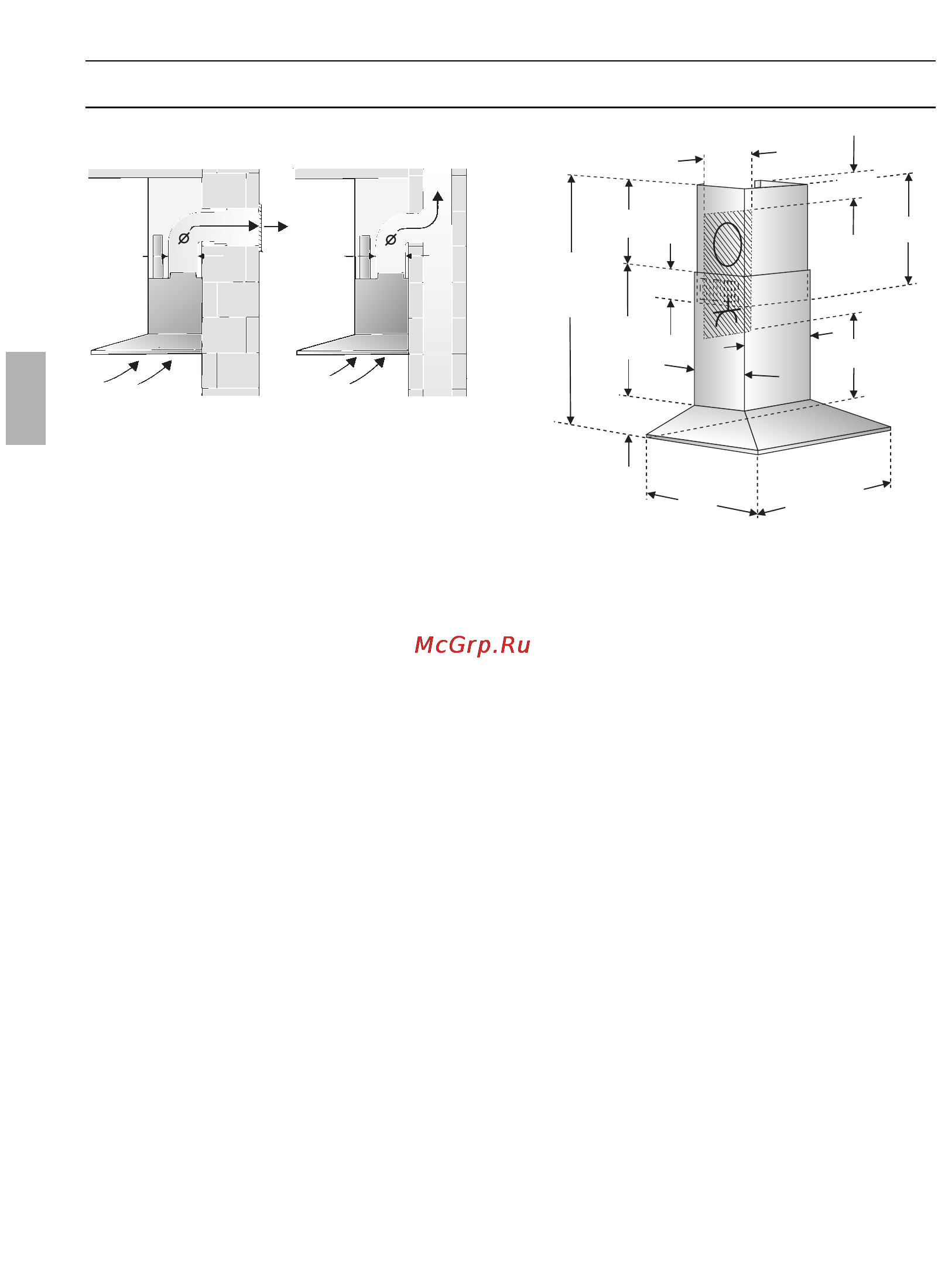 Neff D69S57N0 [24/100] Prior to installation