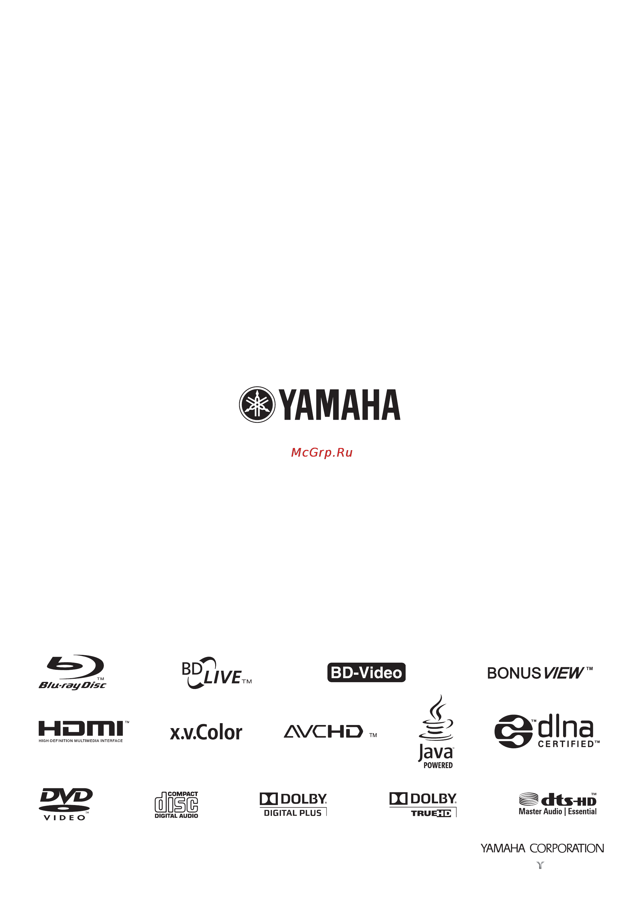 Yamaha BD-S667 Black Инструкция по эксплуатации онлайн [41/41] 46969