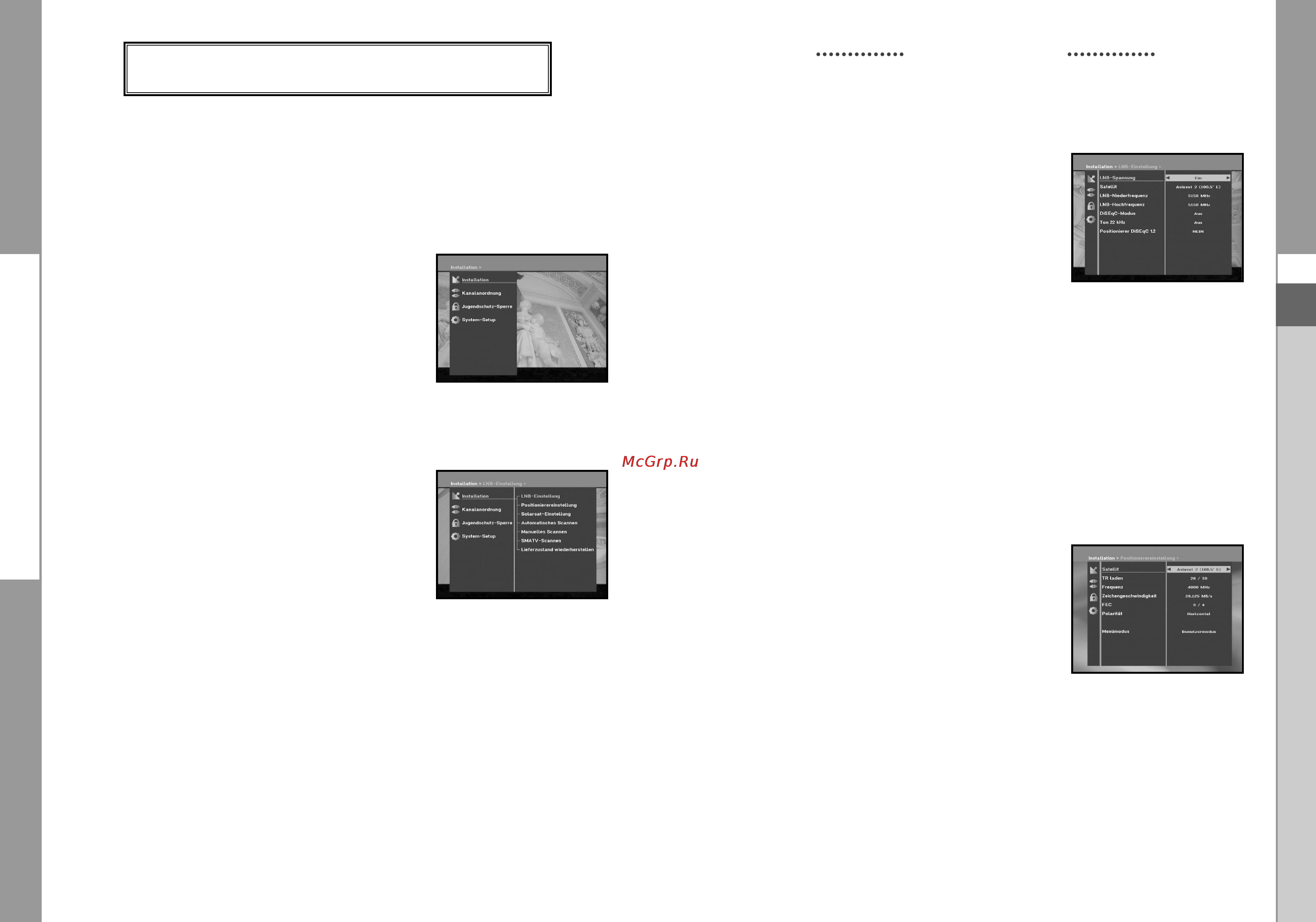 Samsung DSB-B150F [12/110] Bedienen des receivers