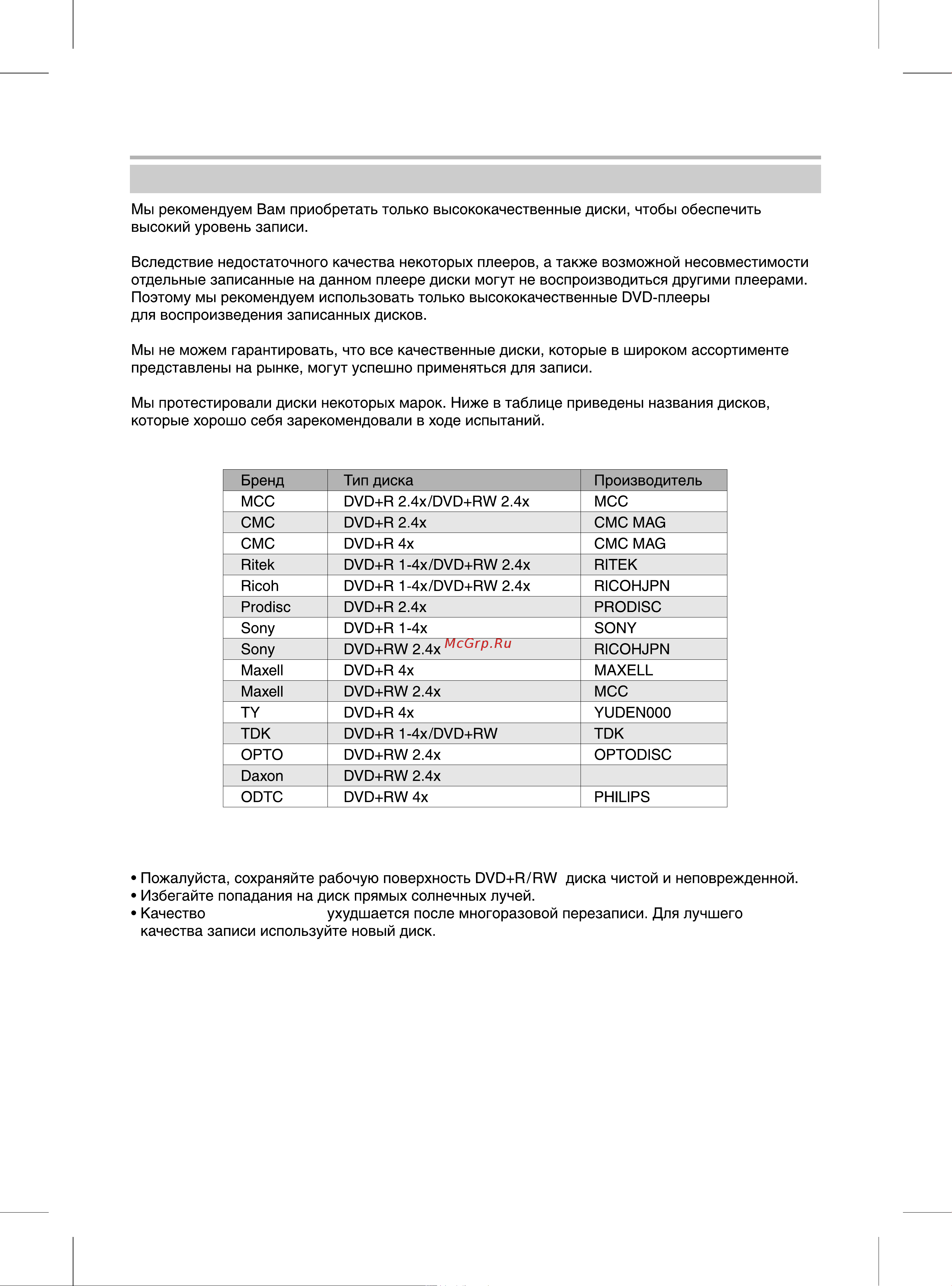 BBK DW9937S [51/55] Прочее
