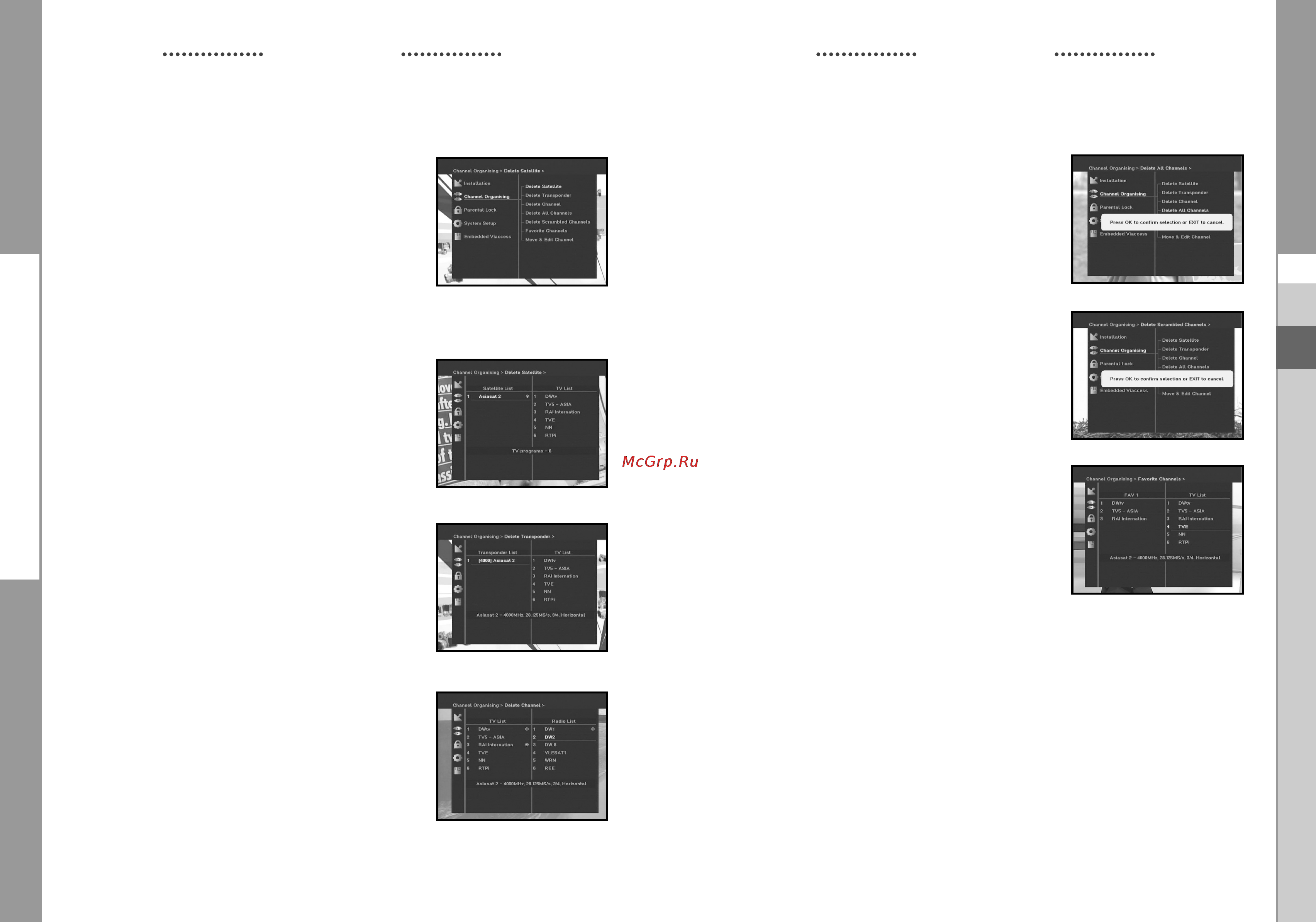 Samsung DSB-B270V [34/60] Channel organising