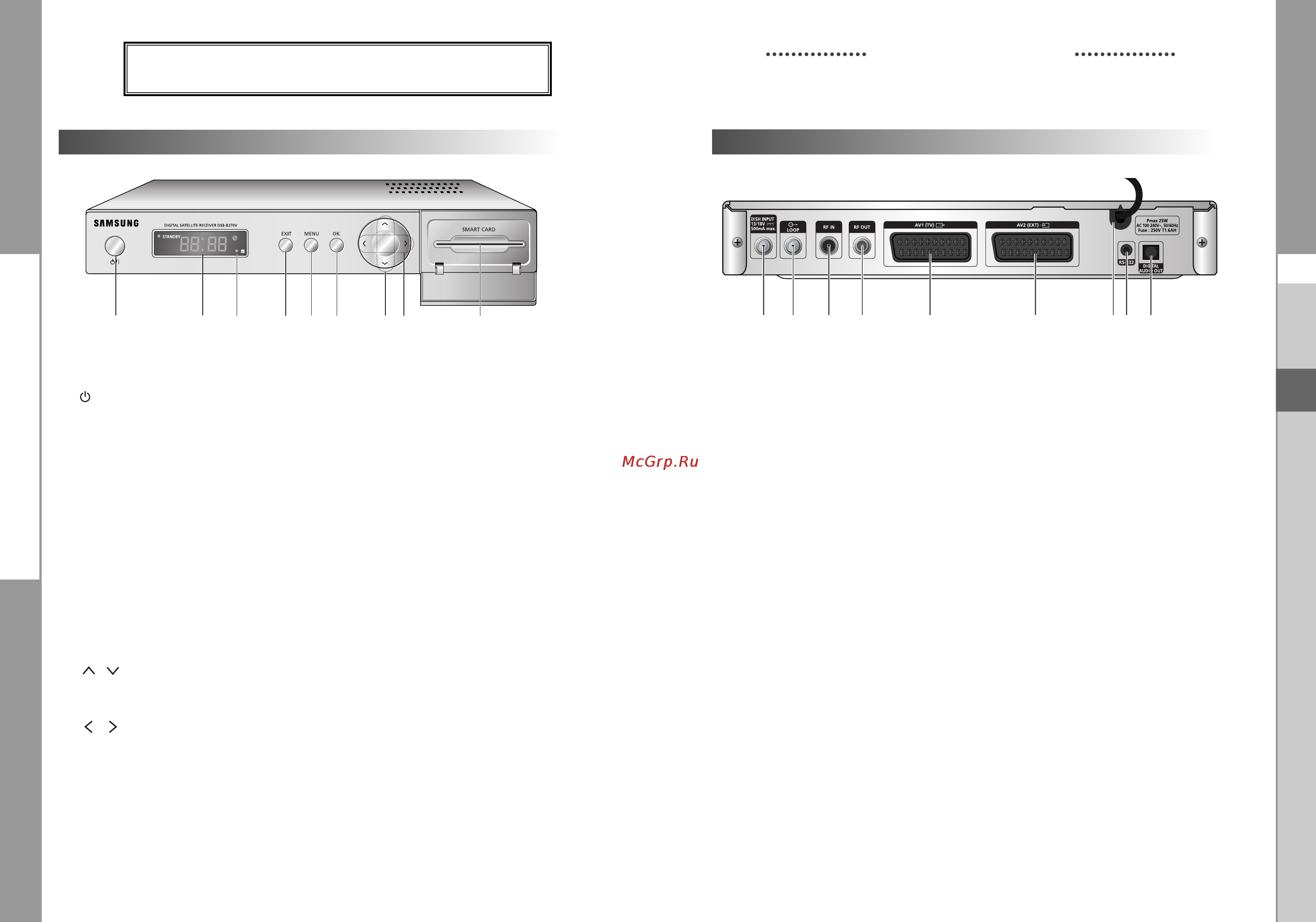Samsung DSB-B270V [46/60] Опис